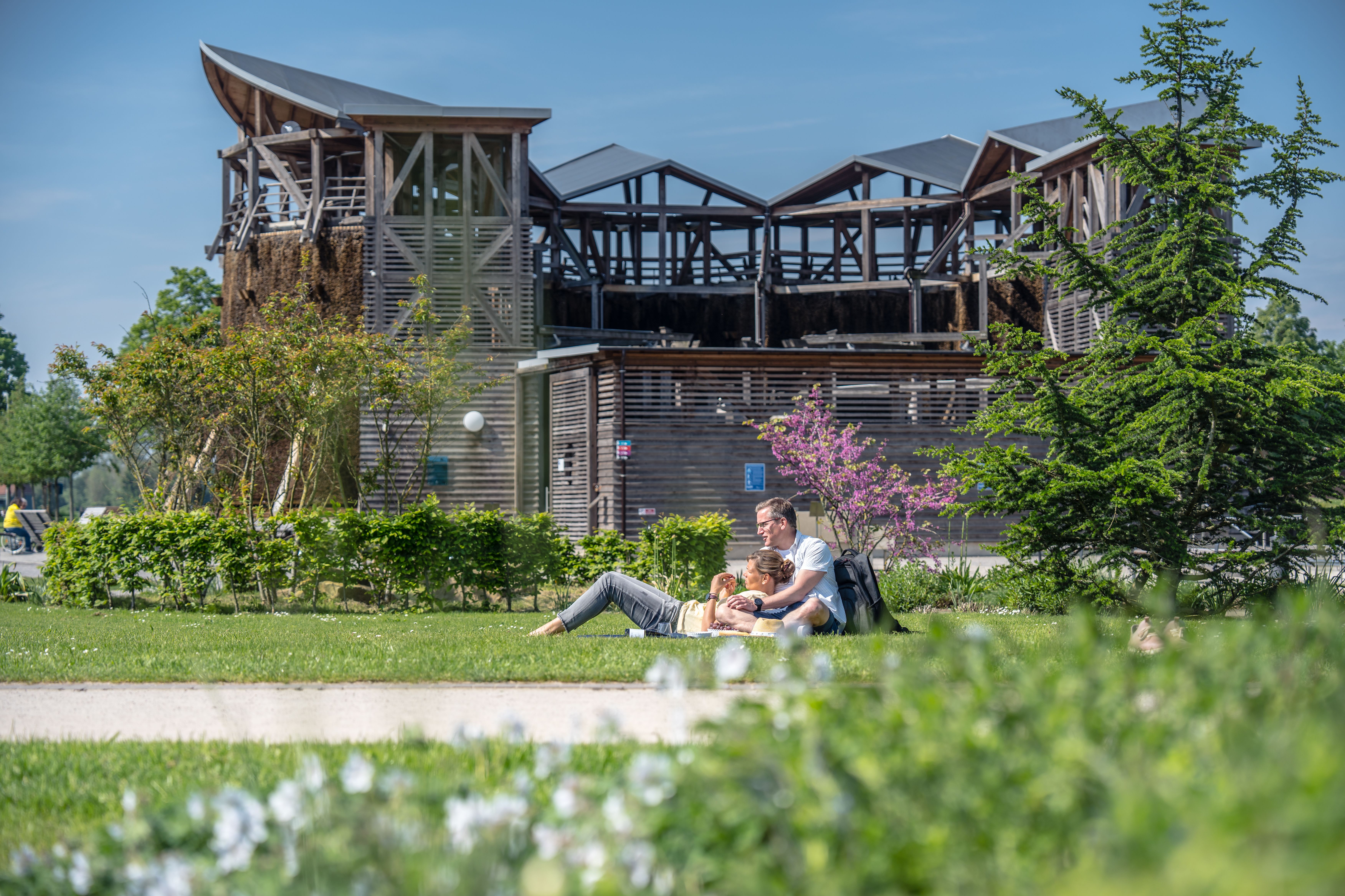 Graduation tower in the brine garden