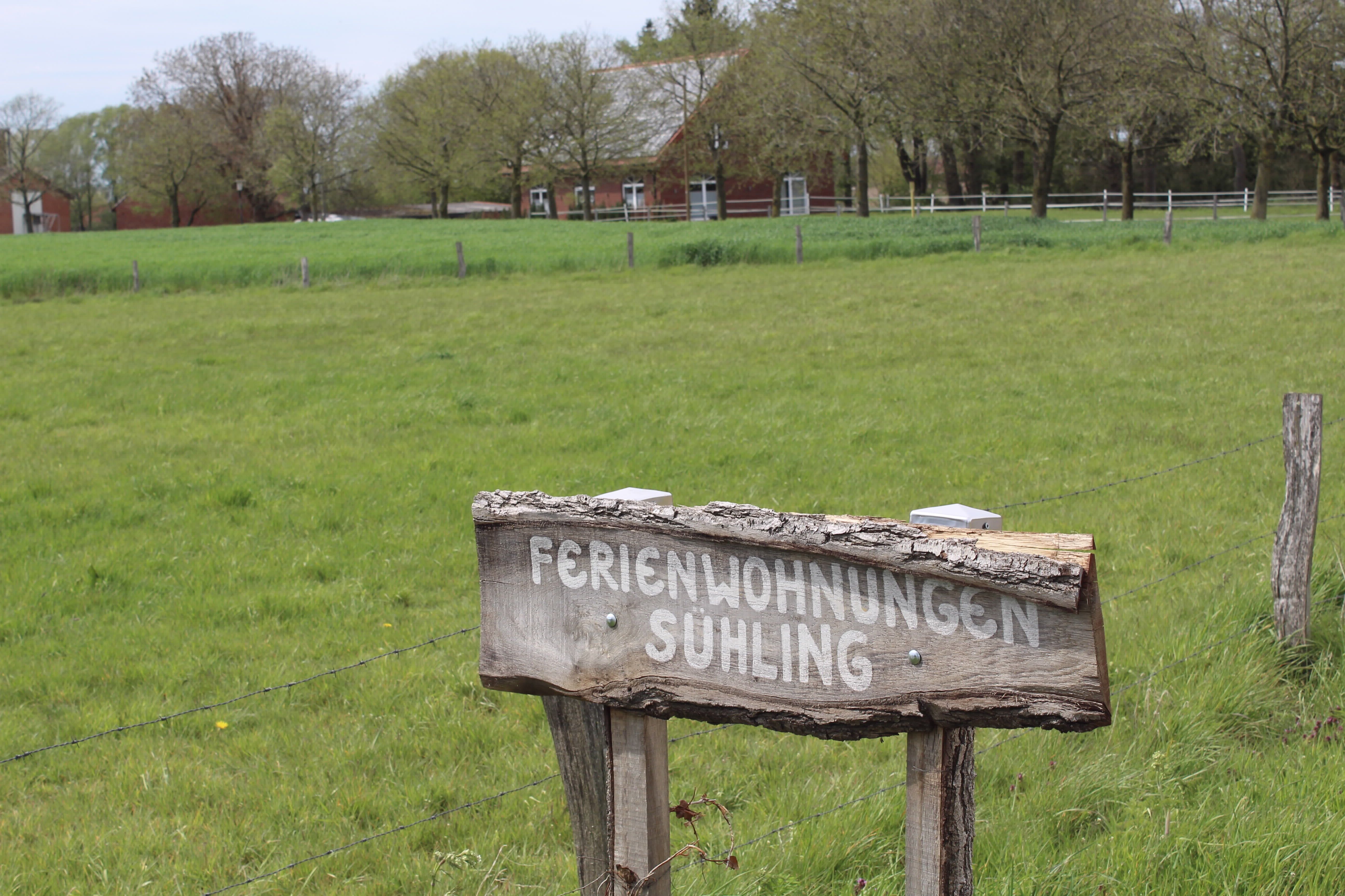Sign at the Kastanienallee vacation apartment