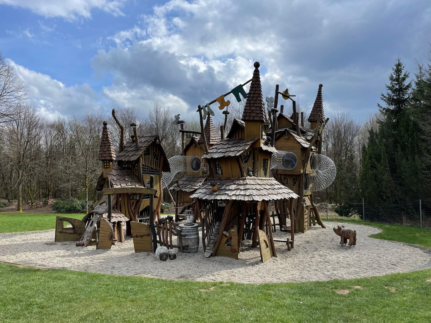 Secret Santa village in the PanoramaPark