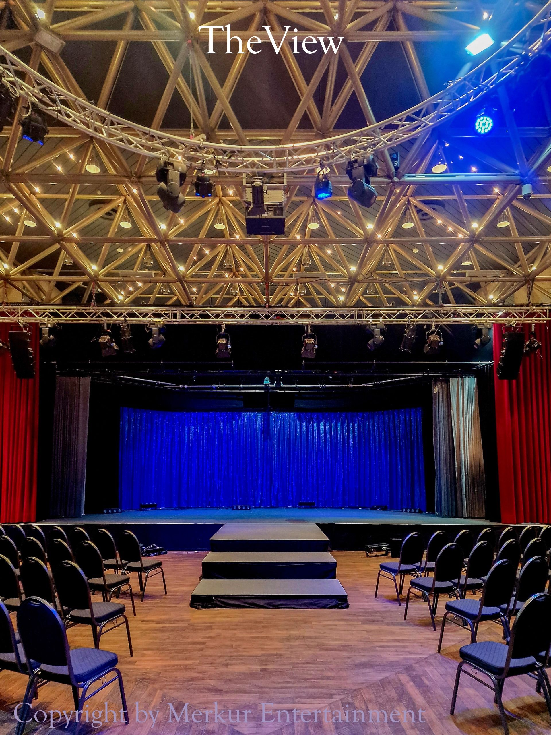 Hall, stage