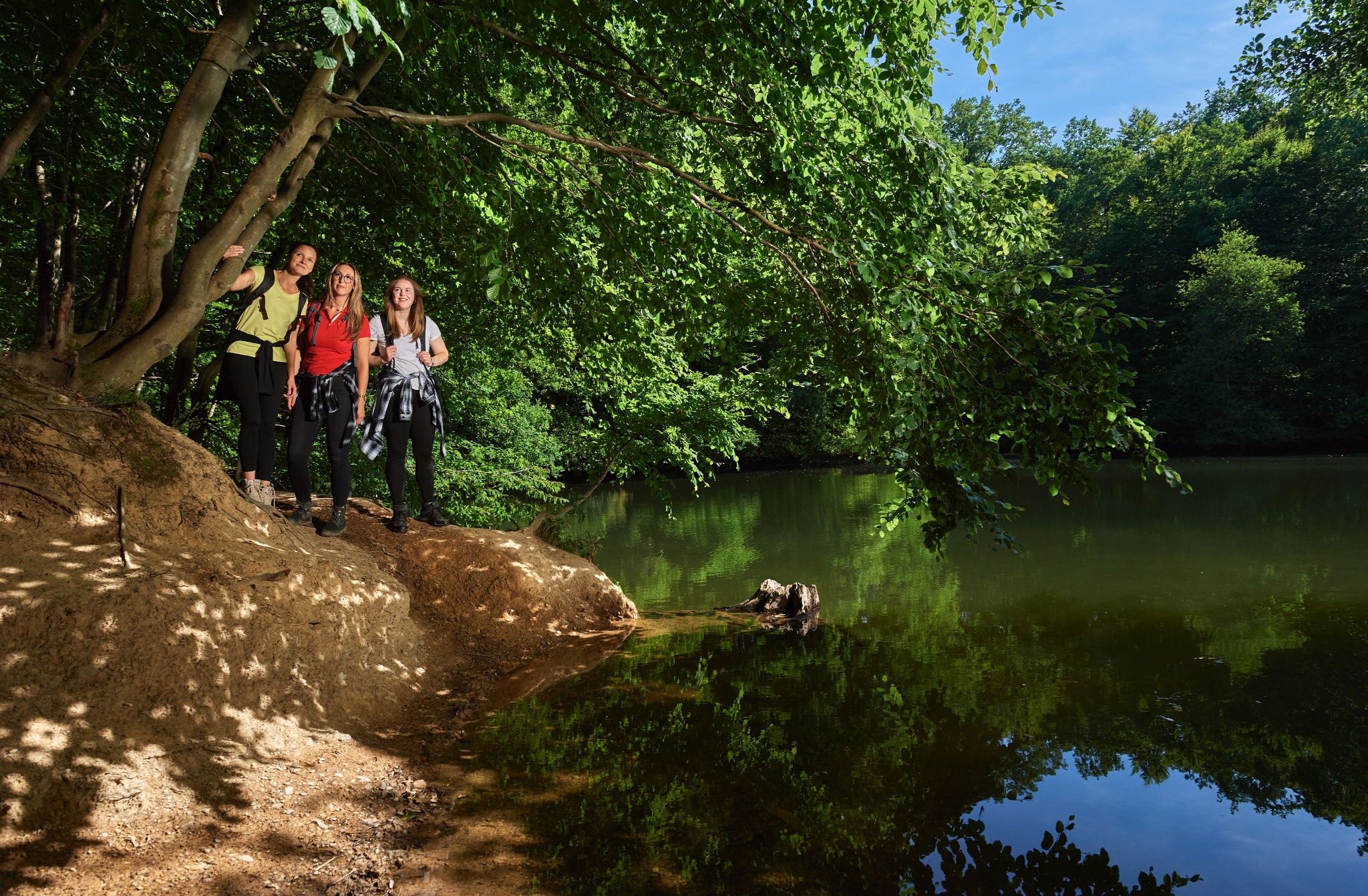 Hiking at Loher Weiher