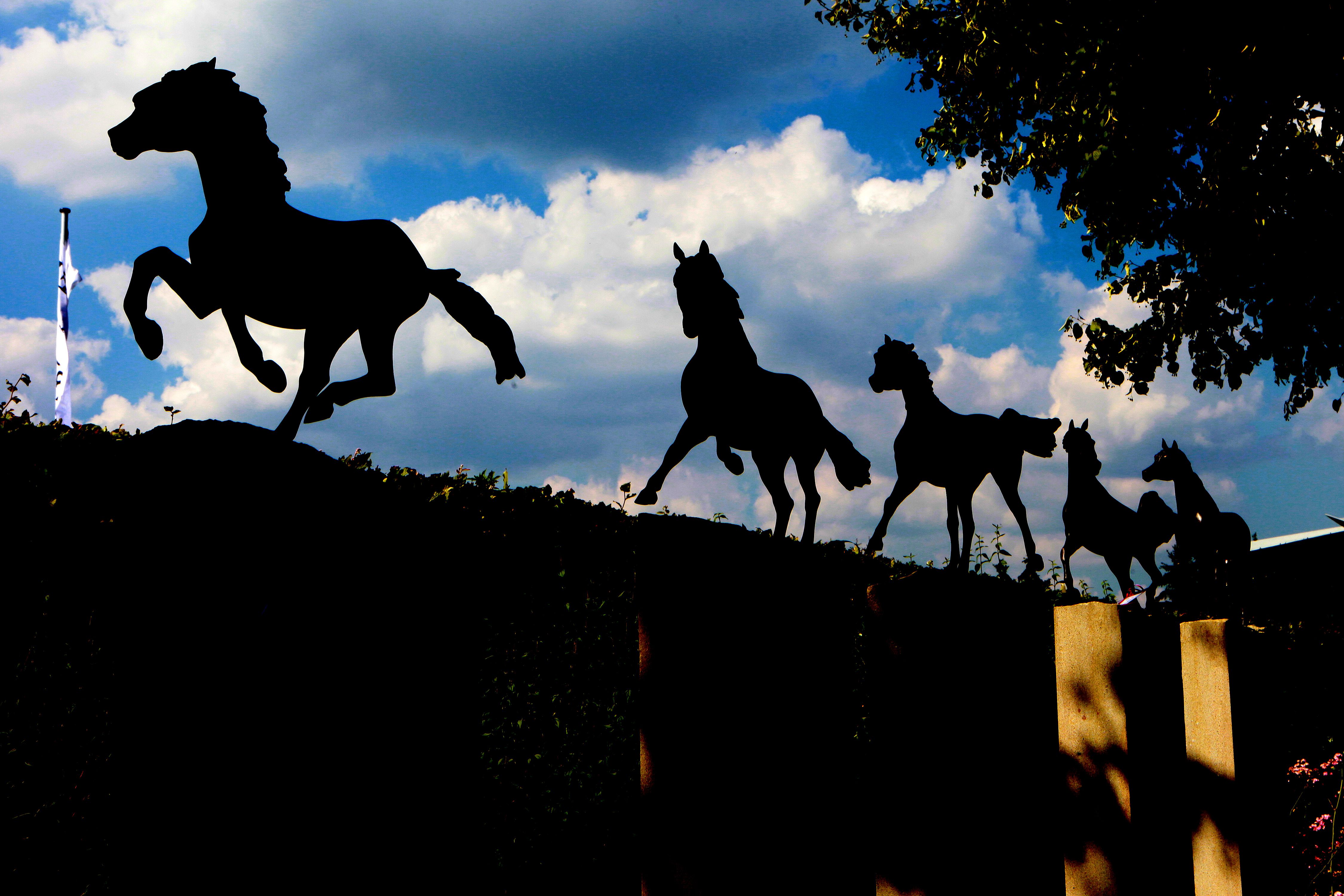 Stadt Aachen, Andreas Steindl, Skultpur auf dem CHIO Gelände in Aachen