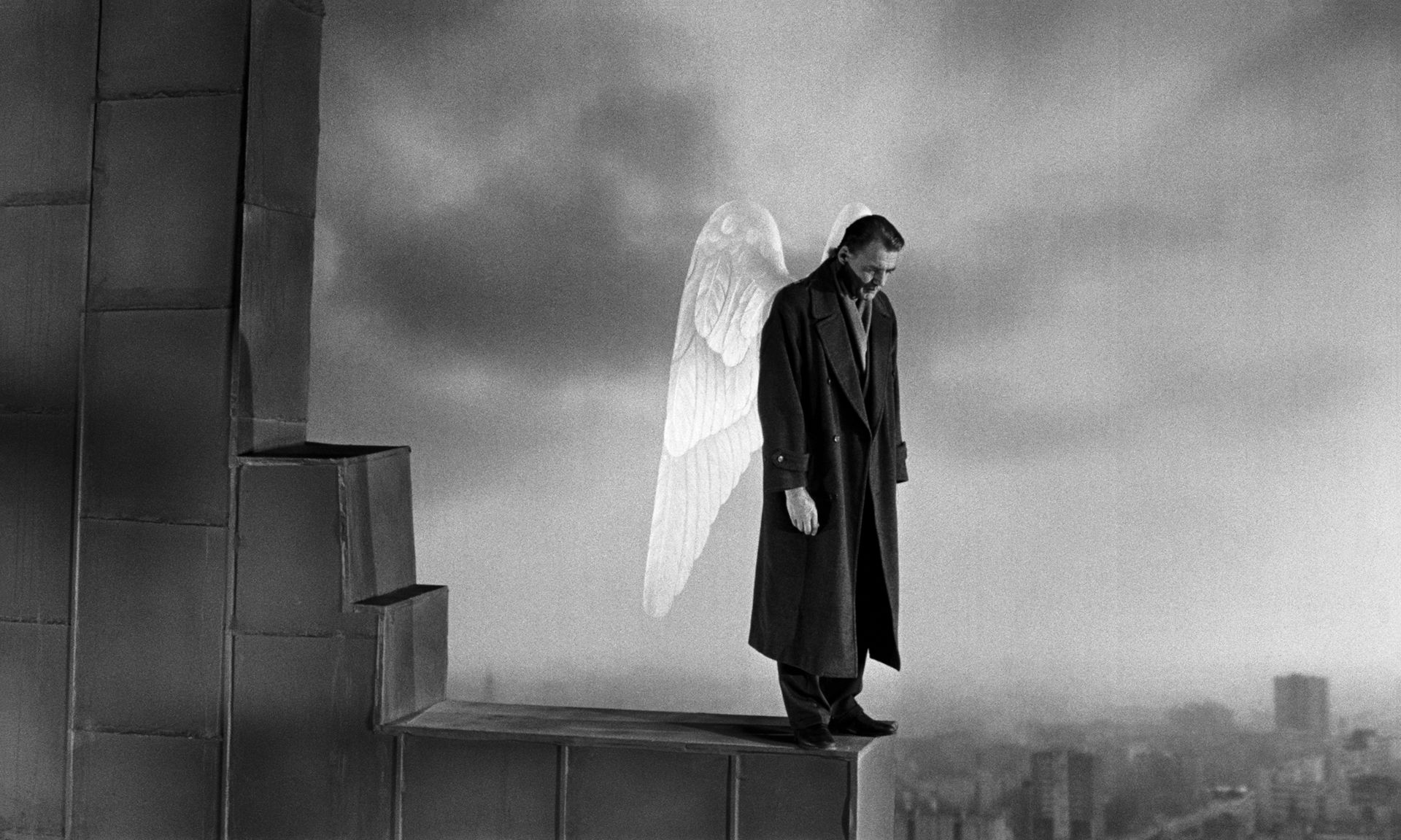 Bruno Ganz in The Sky Over Berlin by Wim Wenders