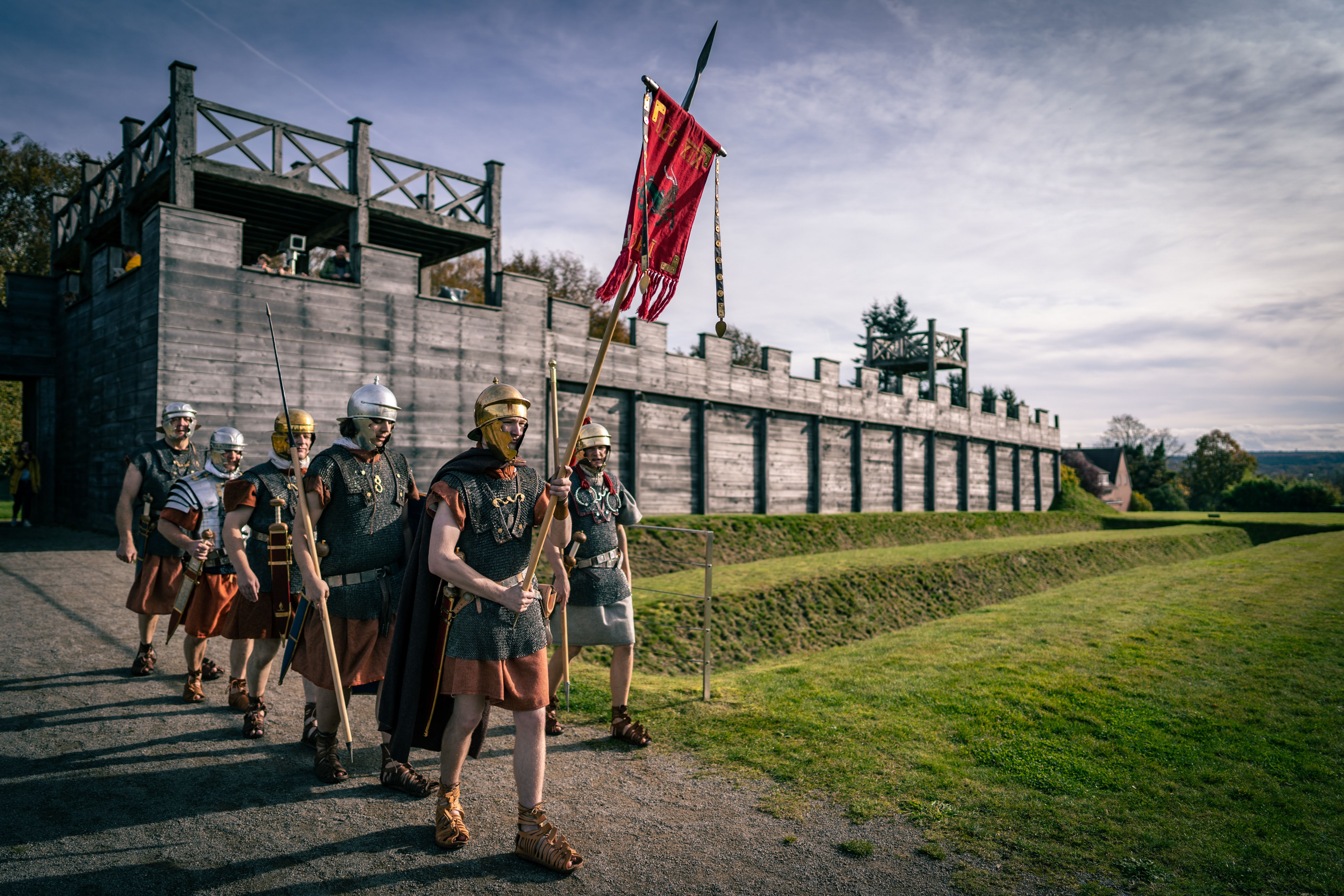 Wall with legionnaires PJ
