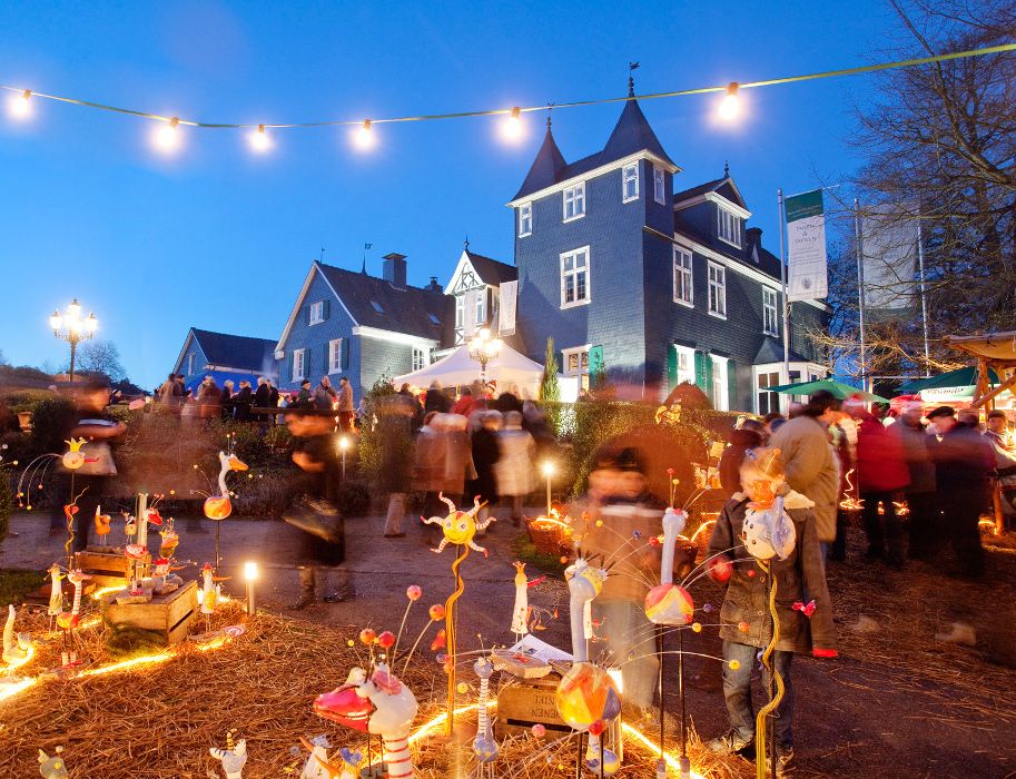 Christmas market at Grünewald Castle 