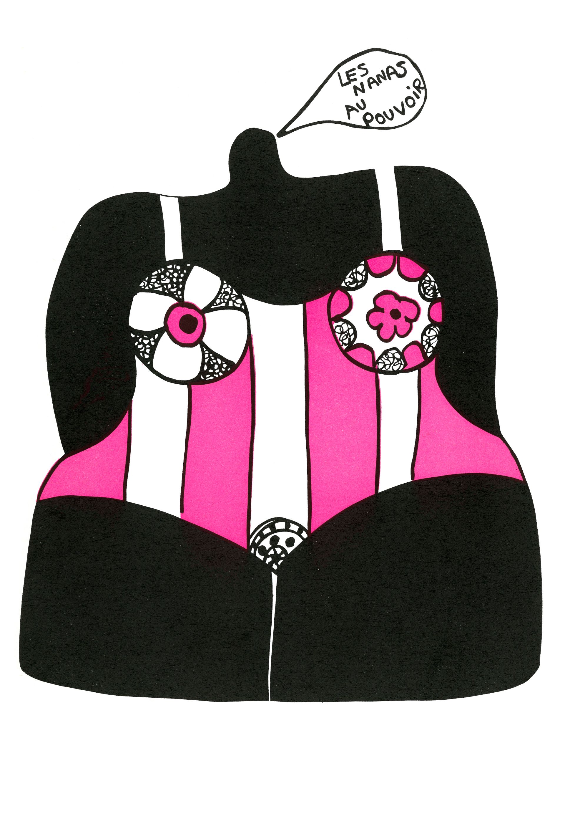 Niki de Saint Phalle, Nana, Pink