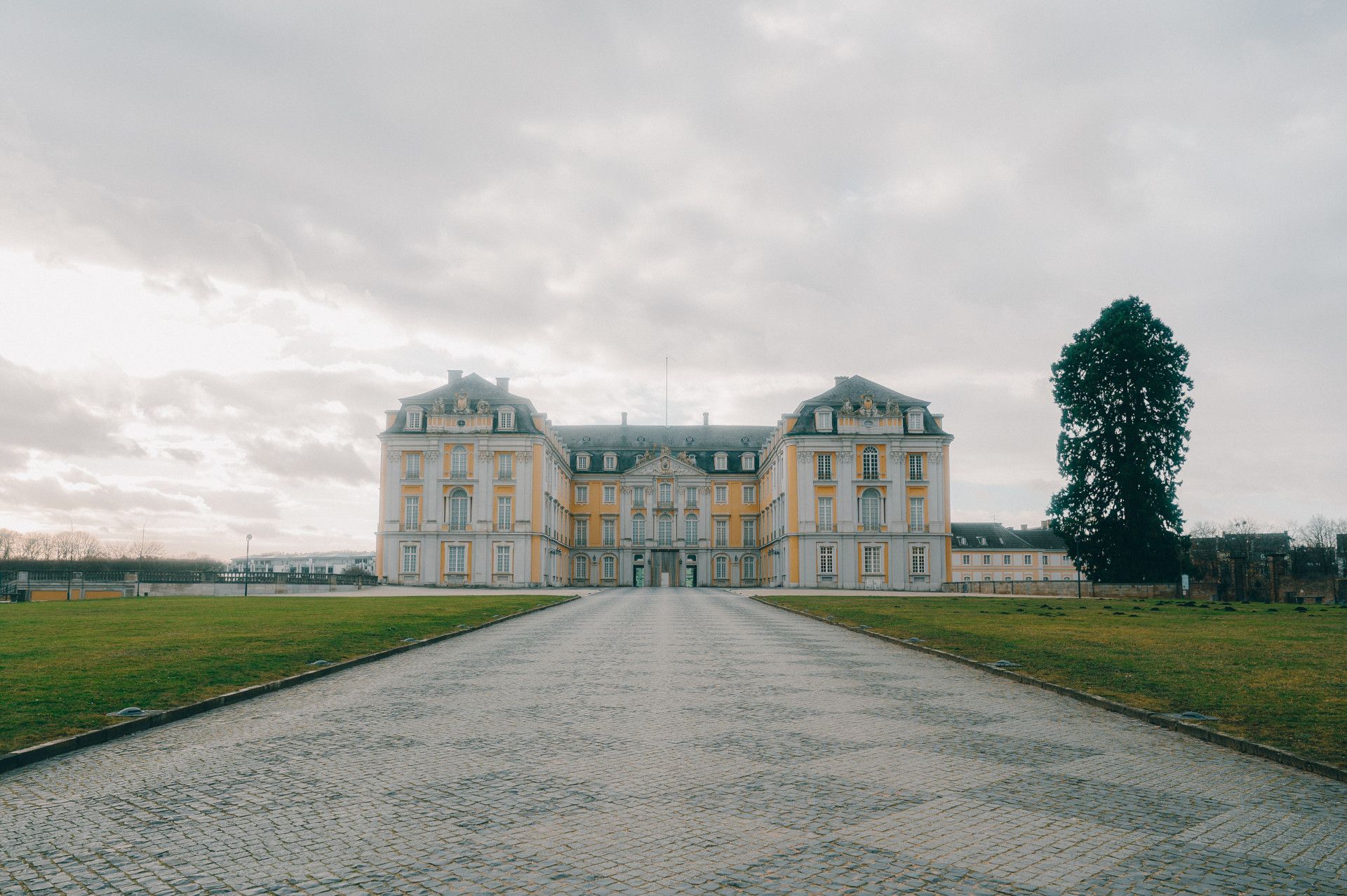 Path to Augustusburg Castle in Brühl