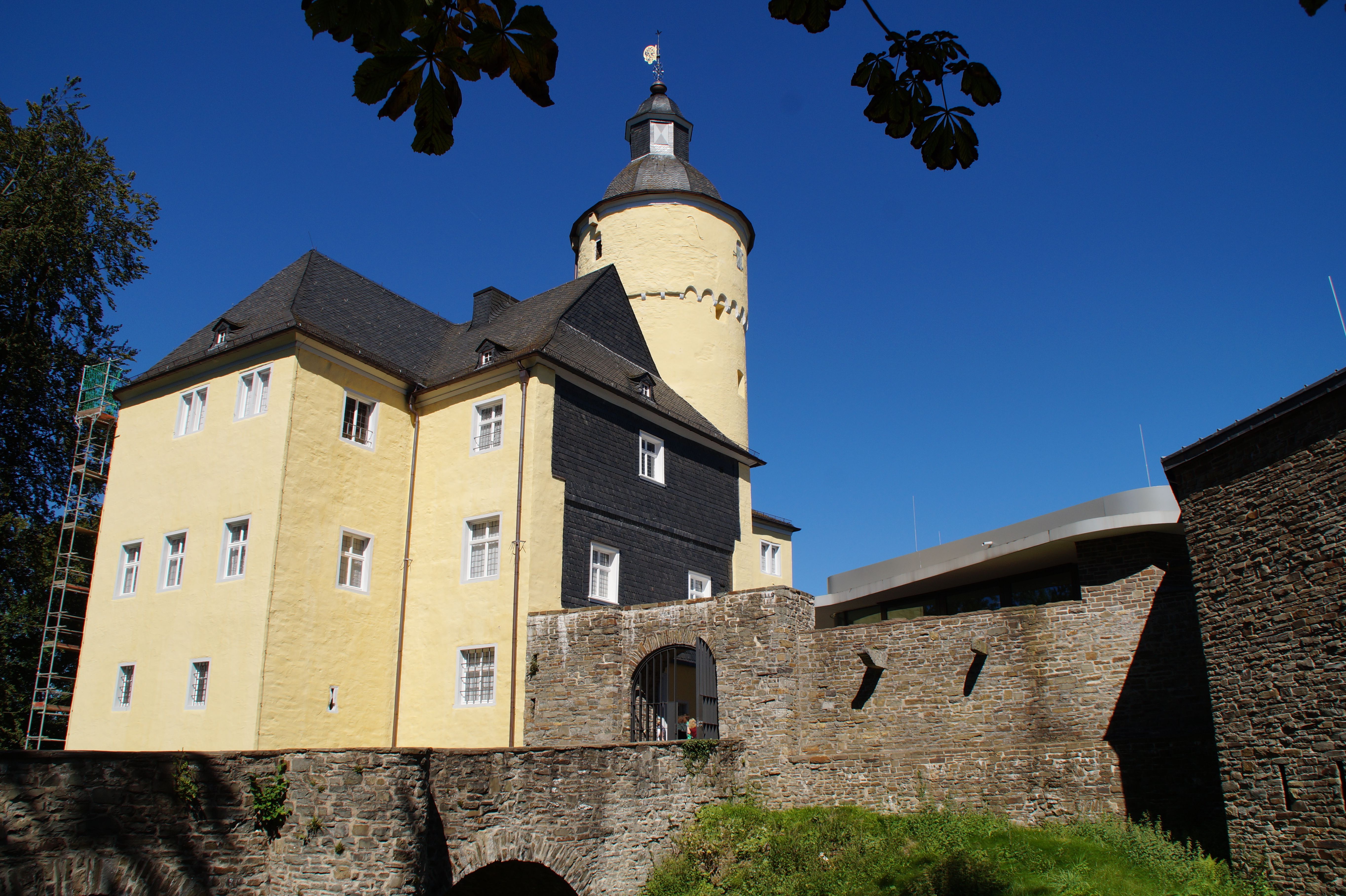Rear view of Homburg Castle