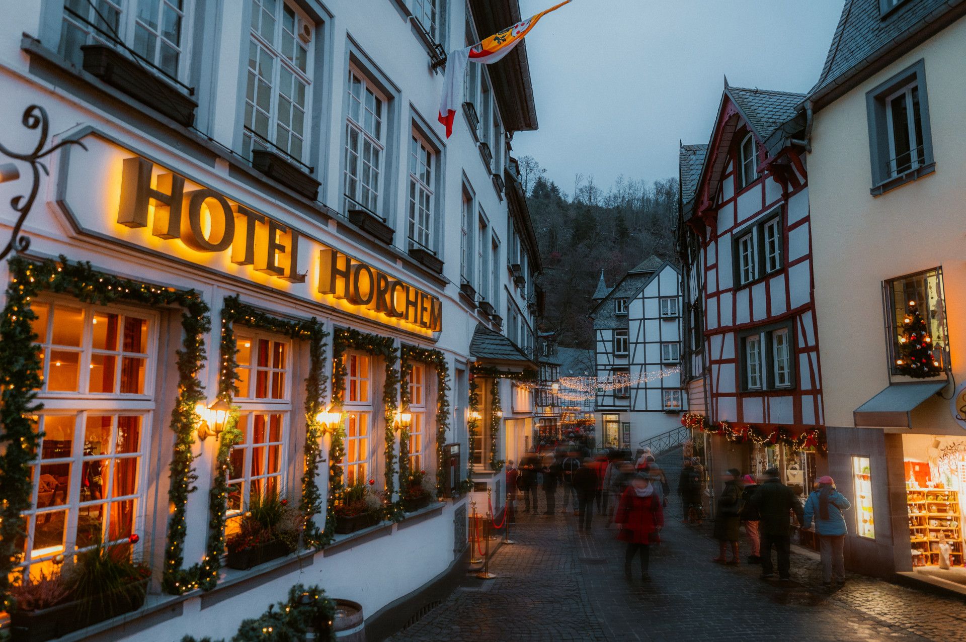 Monschau Christmas Market Hotel Horchem