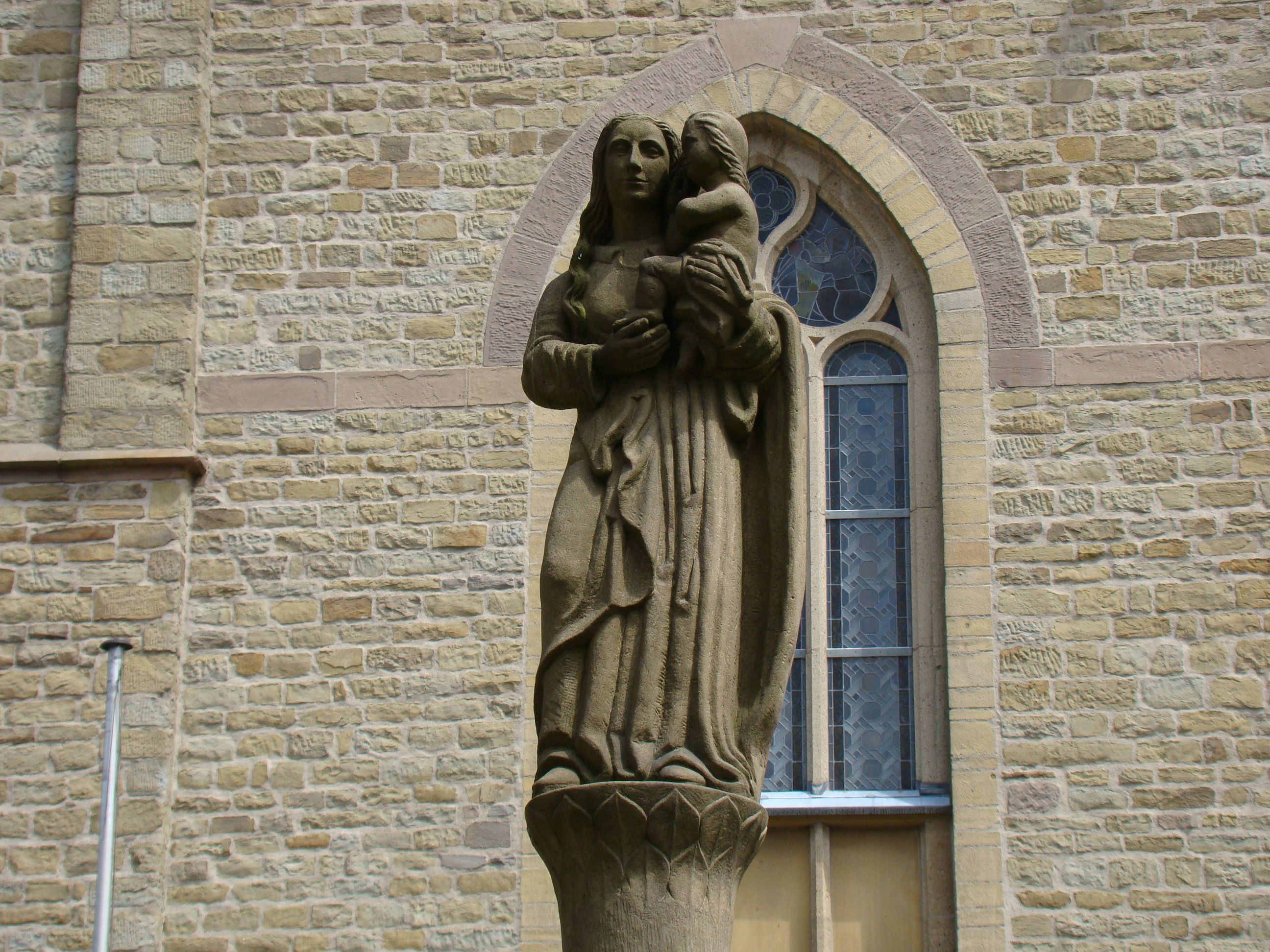 Statue at the church