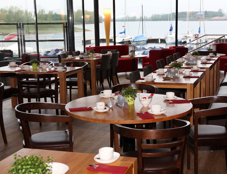 View of the port of Xanten