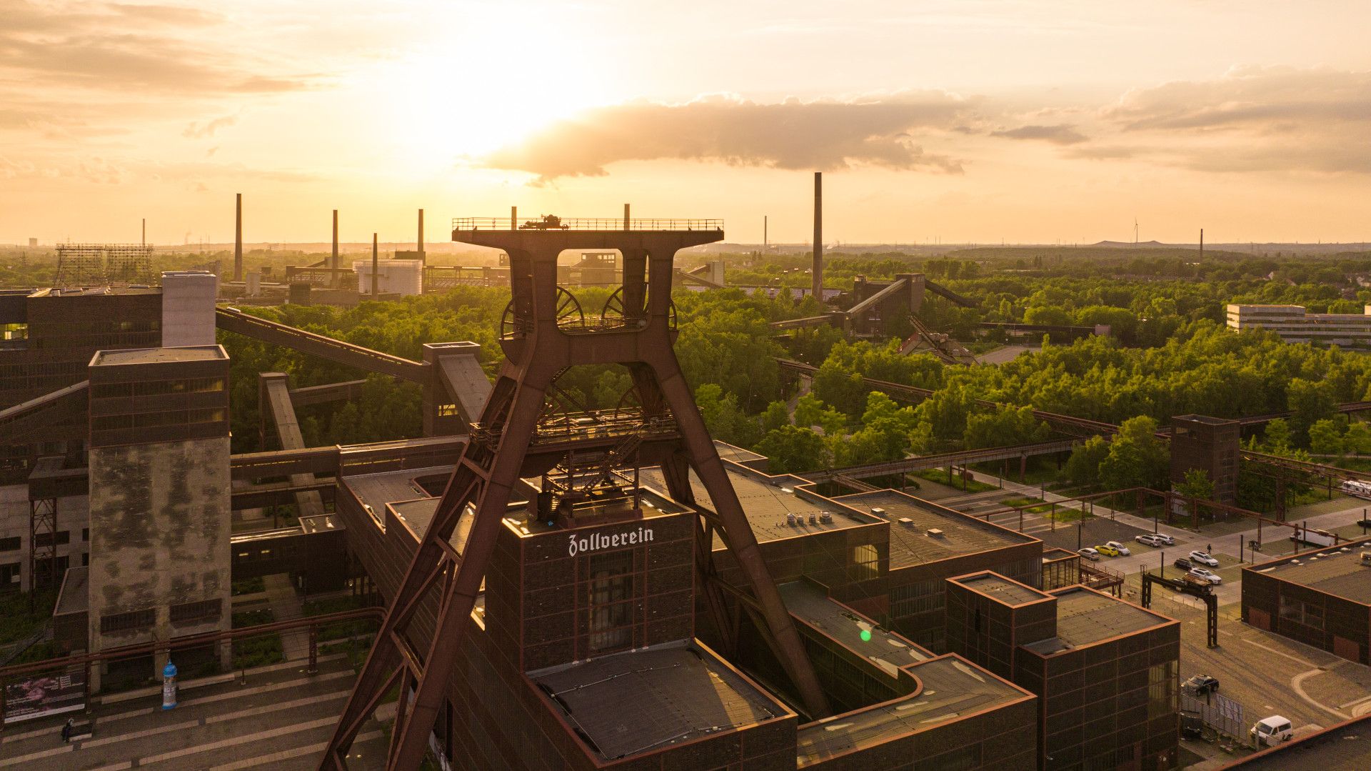 The Zollverein Coal Mine Industrial Complex in Essen
