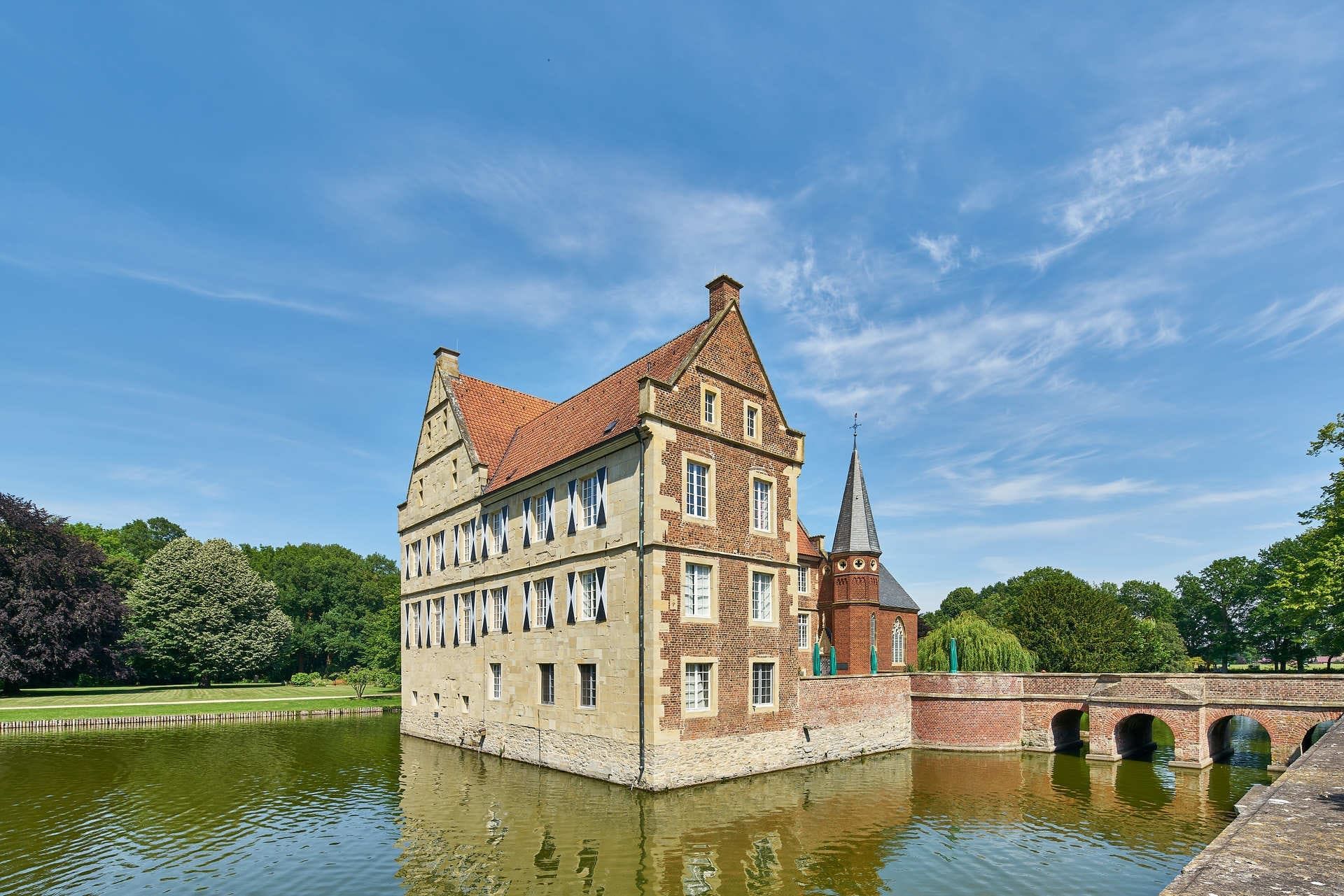 Hülhshoff Castle in Münsterland