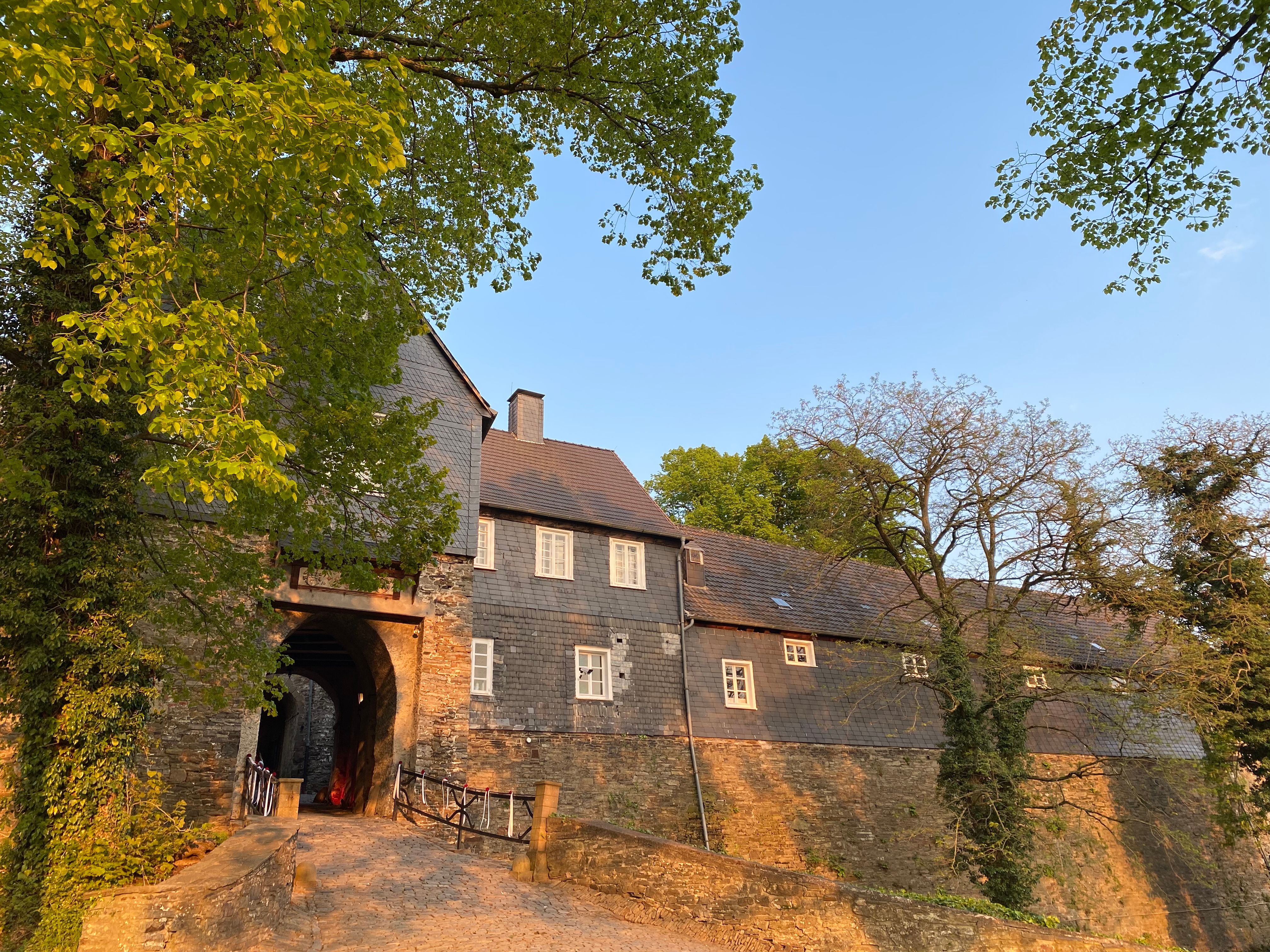 Forecastle of Hohenlimburg Castle with gateway