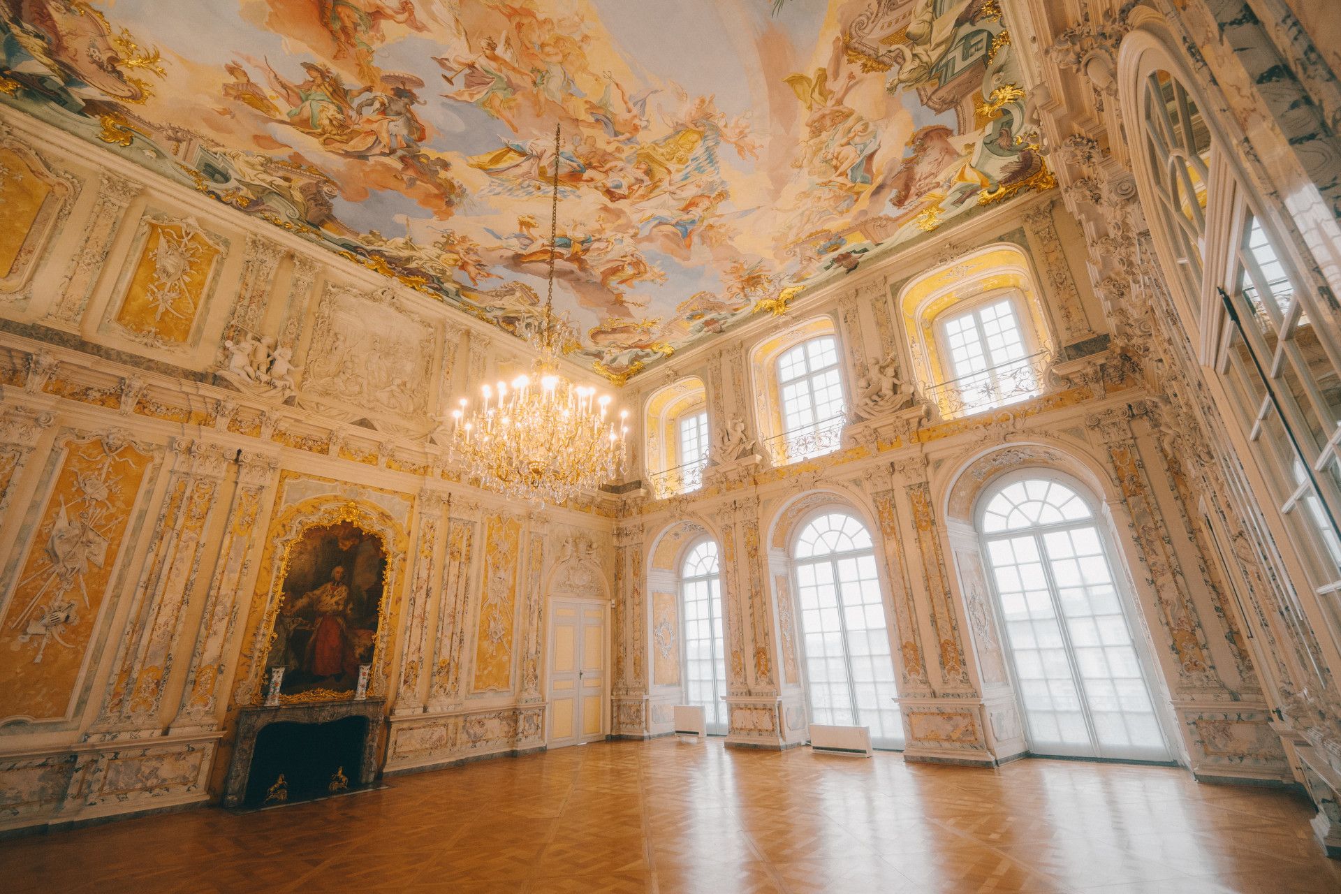 Hall in Augustusburg Castle
