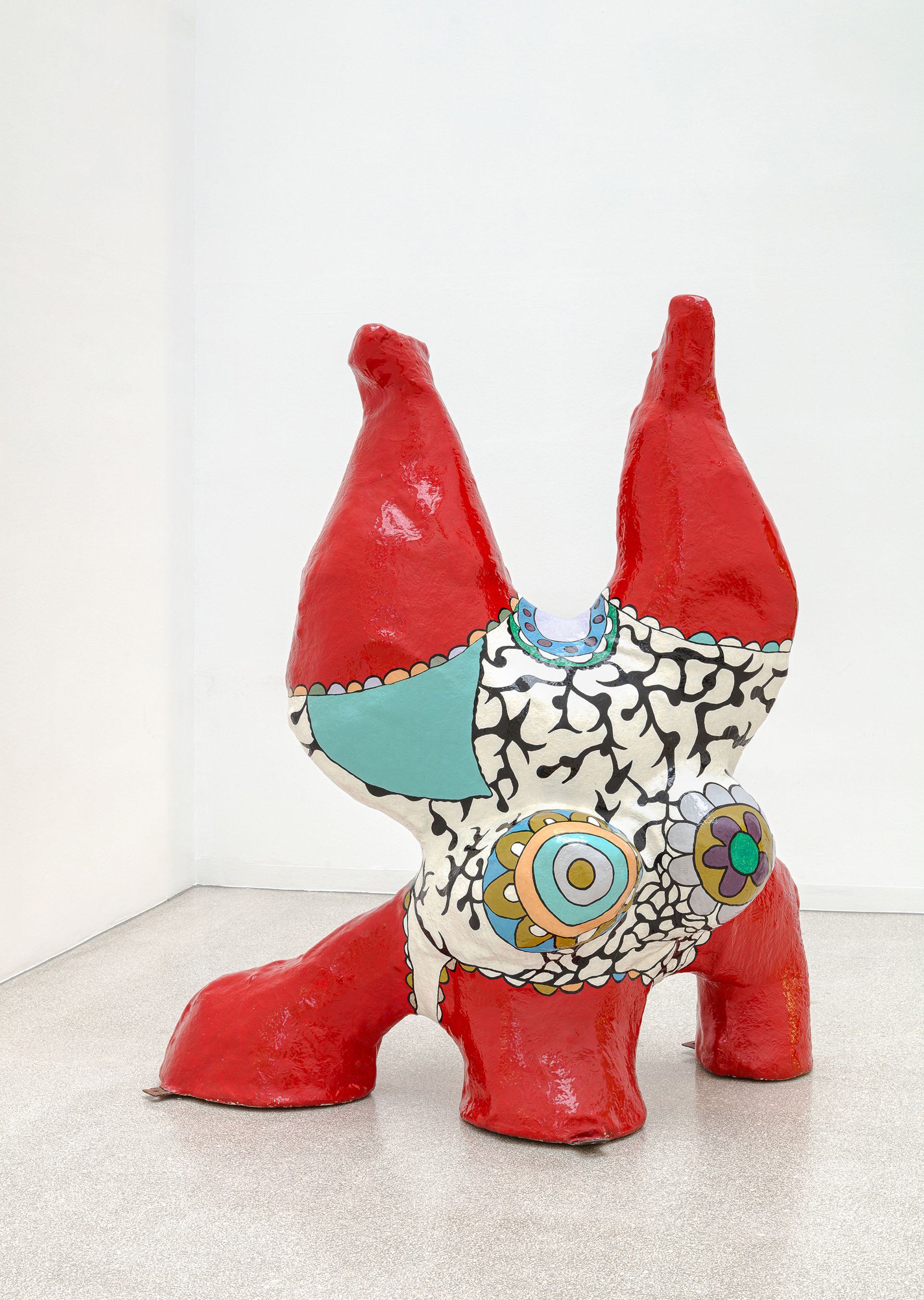 Niki de Saint Phalle, Nana rouge jambes en l’air, ca. 1968, Leopold-Hoesch Museum, Düren
