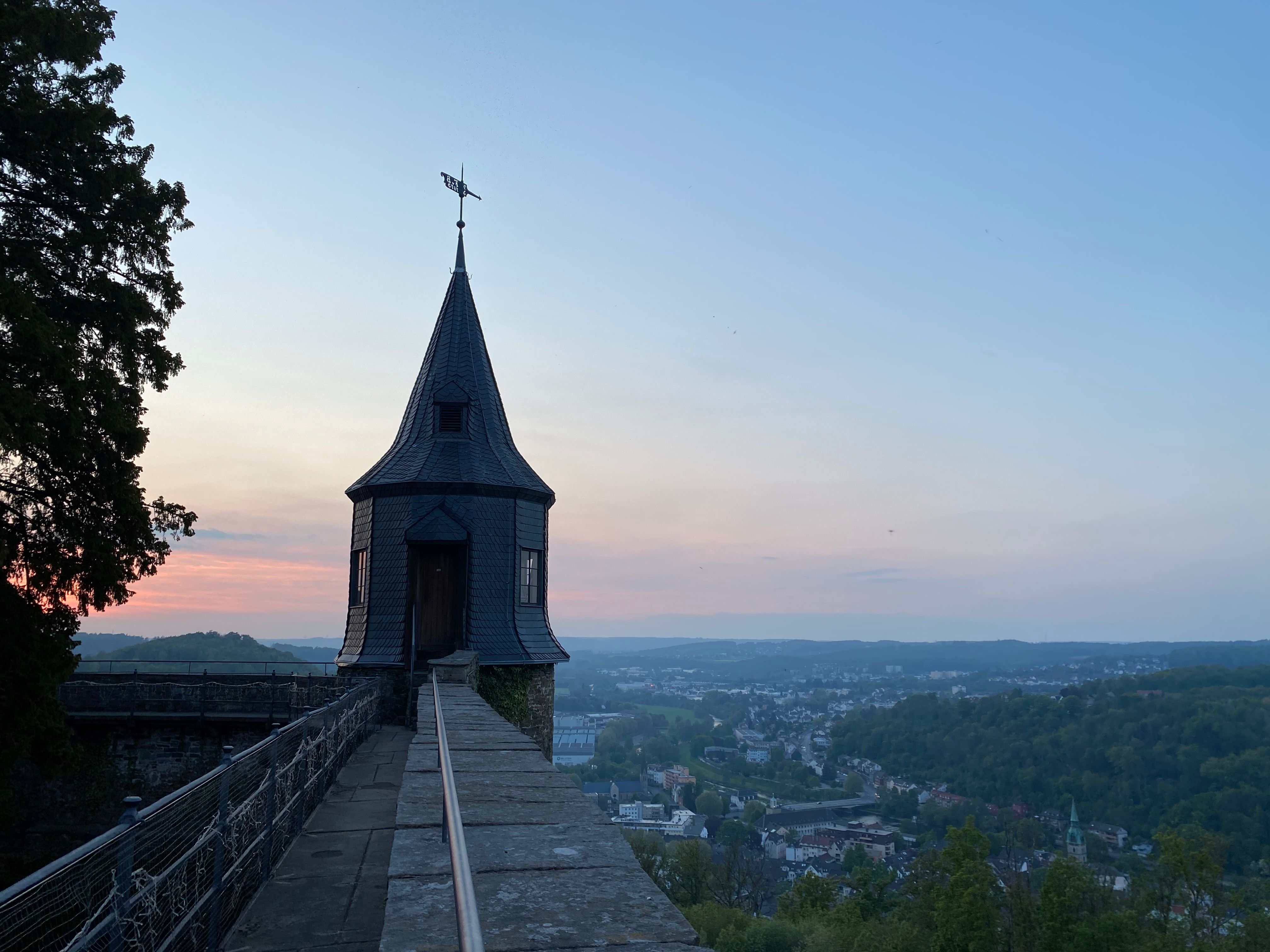 View of Hohenlimbug Castle from the battlements
