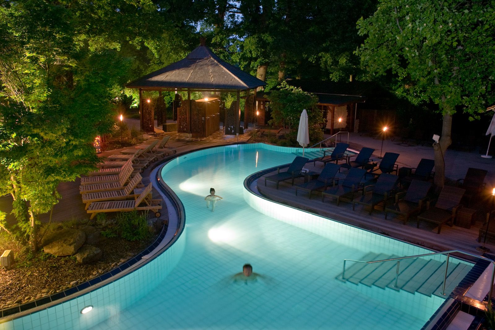 Sauna area, Bali thermal baths