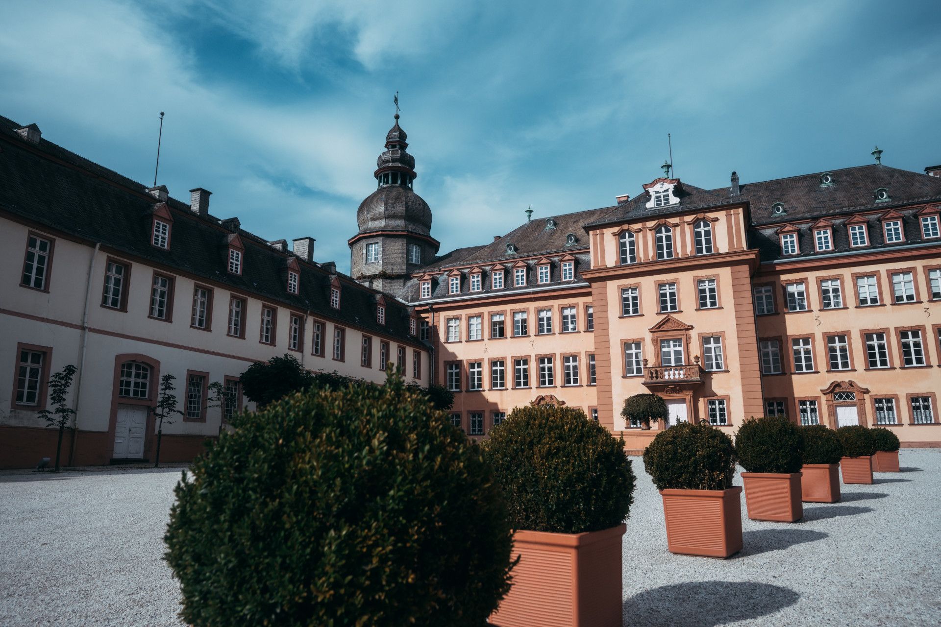 Berleburg Castle inner courtyard