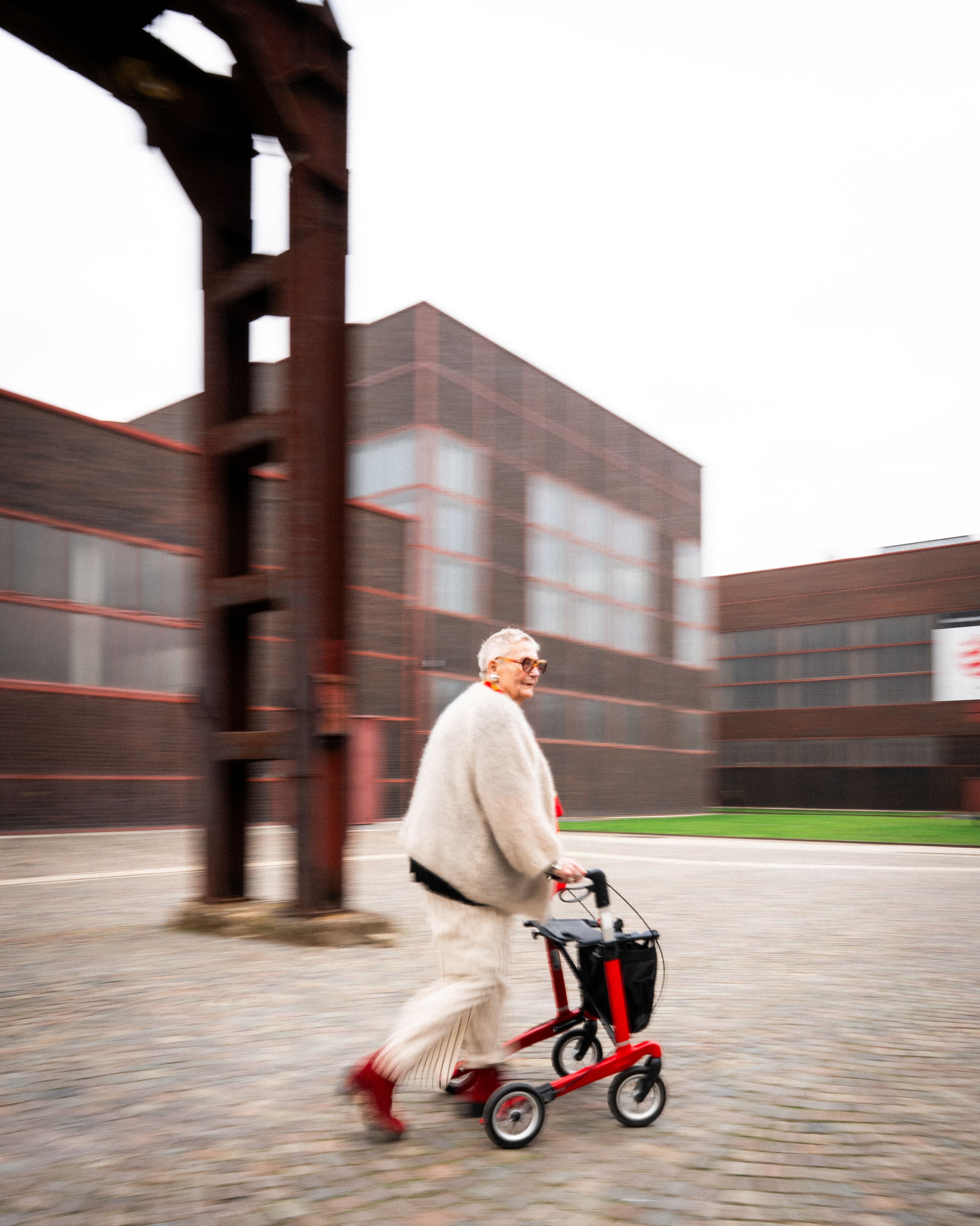 Constanze Schmitt, On the road at the Zollverein World Heritage Site in Essen
