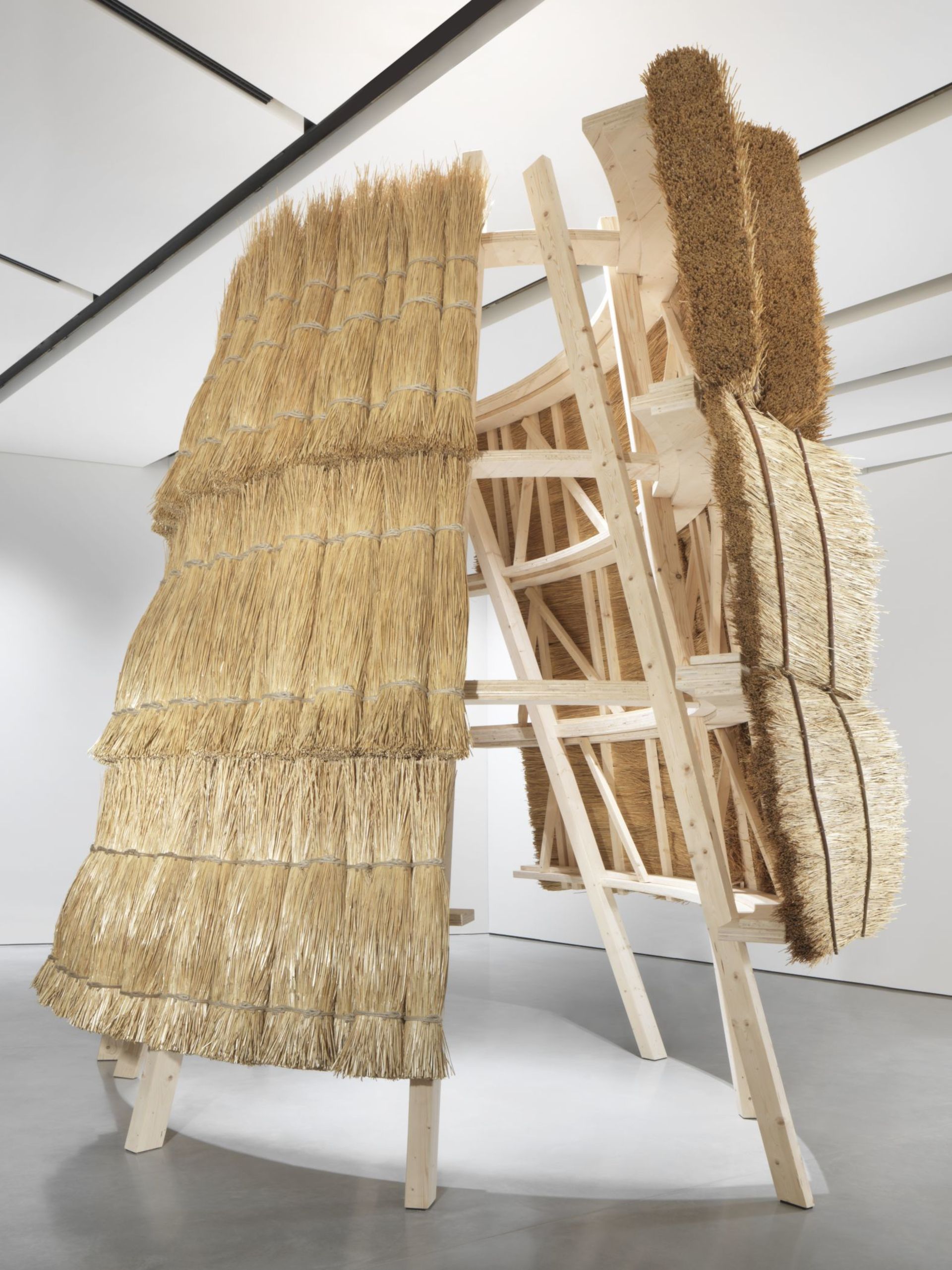In the "Straw" exhibition area, visitors can see the art installation "House of Light" by Olaf Holzapfel, which was created specifically for this exhibition