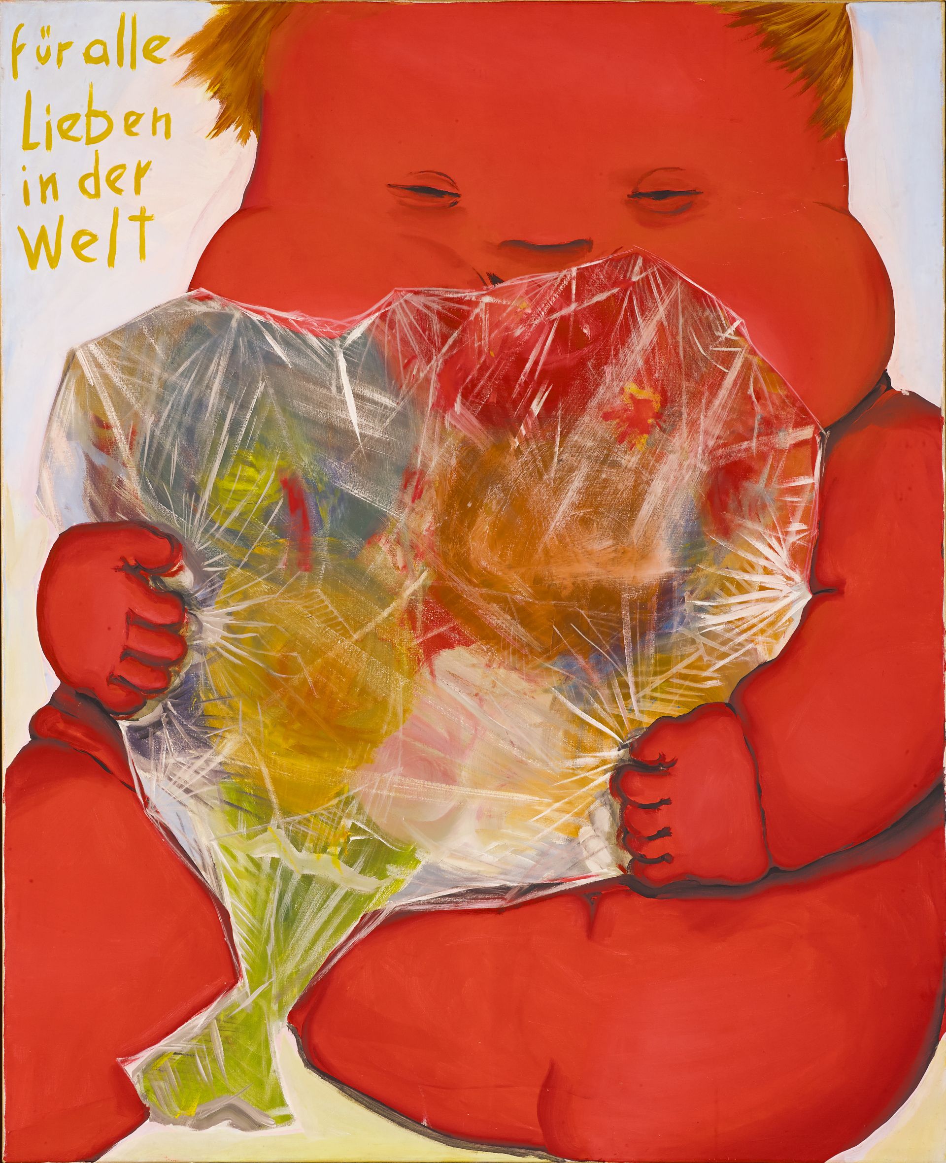 Jörg Immendorff, *For All the Loved Ones in the World*, 1966, Karlsruhe Art Museums, Photo: Heinz Pelz, Karlsruhe