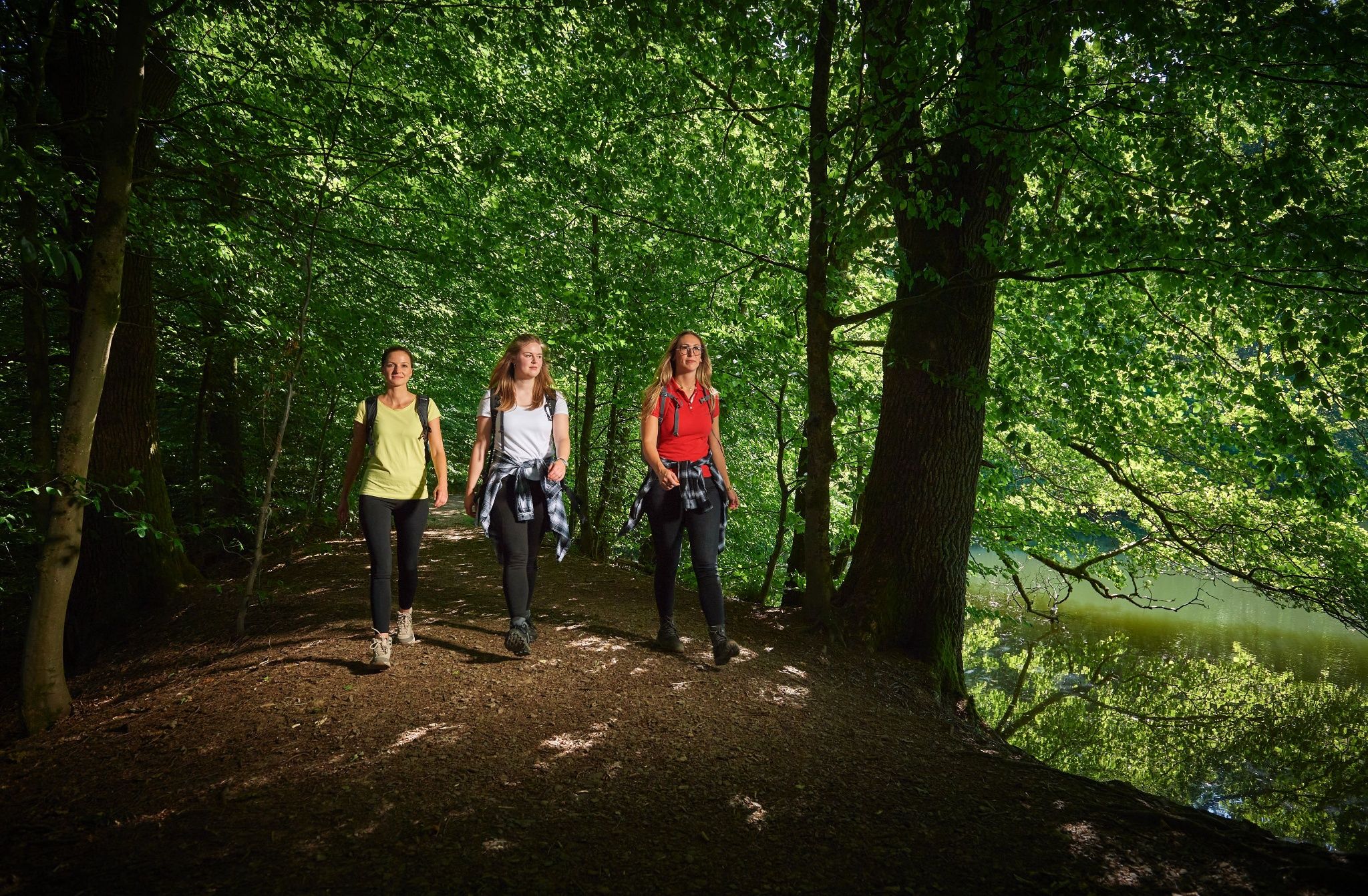 Hiking at Loher Weiher