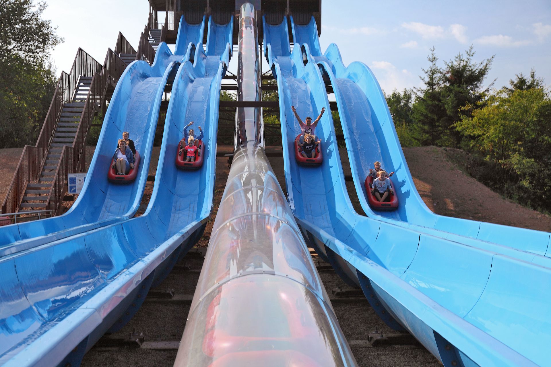 Wave rider slide in the PanoramaPark