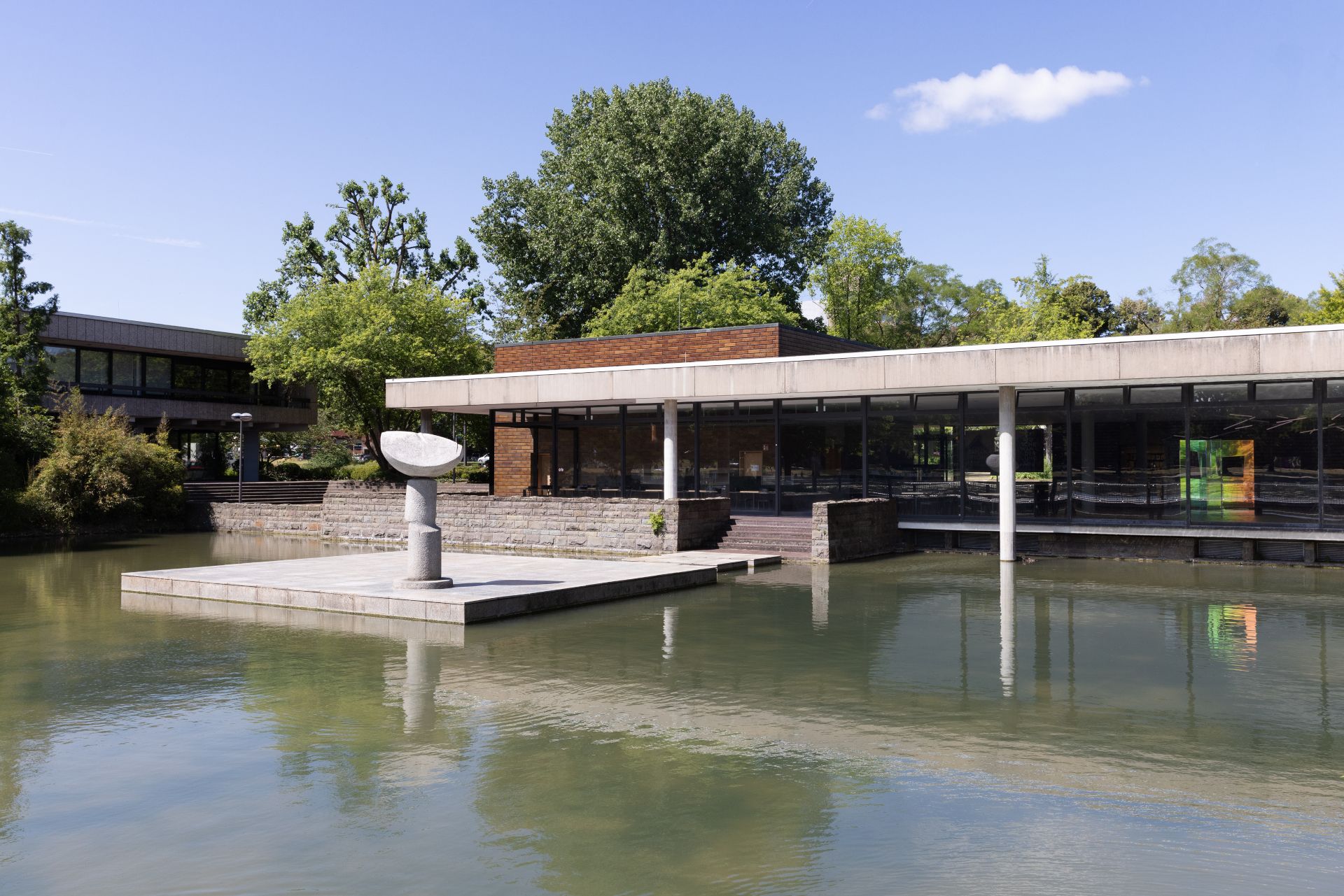 The Museum of East Asian Art, a historic landmark, combines the clean lines of modernism with traditional elements of Japanese architecture
