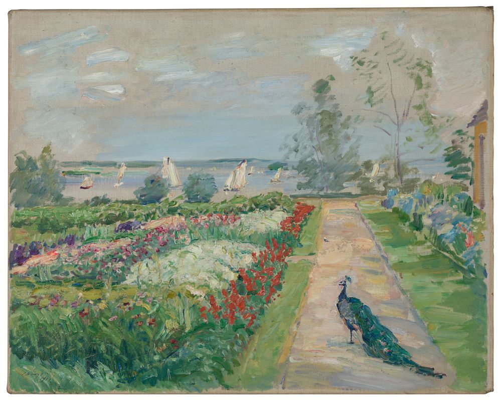 Max Slevogt, Flower Garden I in Neu-Cladow, 1912, LWL-Museum für Kunst und Kultur, on loan from the Gesellschaft zur Förderung der Westfälischen Kulturarbeit e. V.