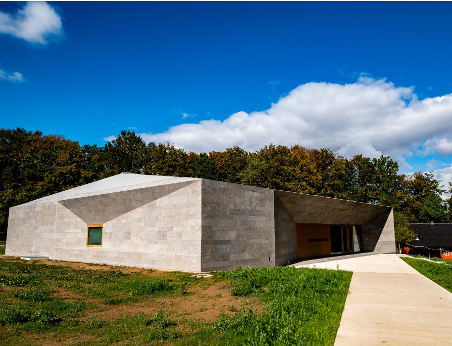 The Peter August Böckstiegel Museum, newly opened in 2018, designed by H.S.D. Architekten from Lemgo.
