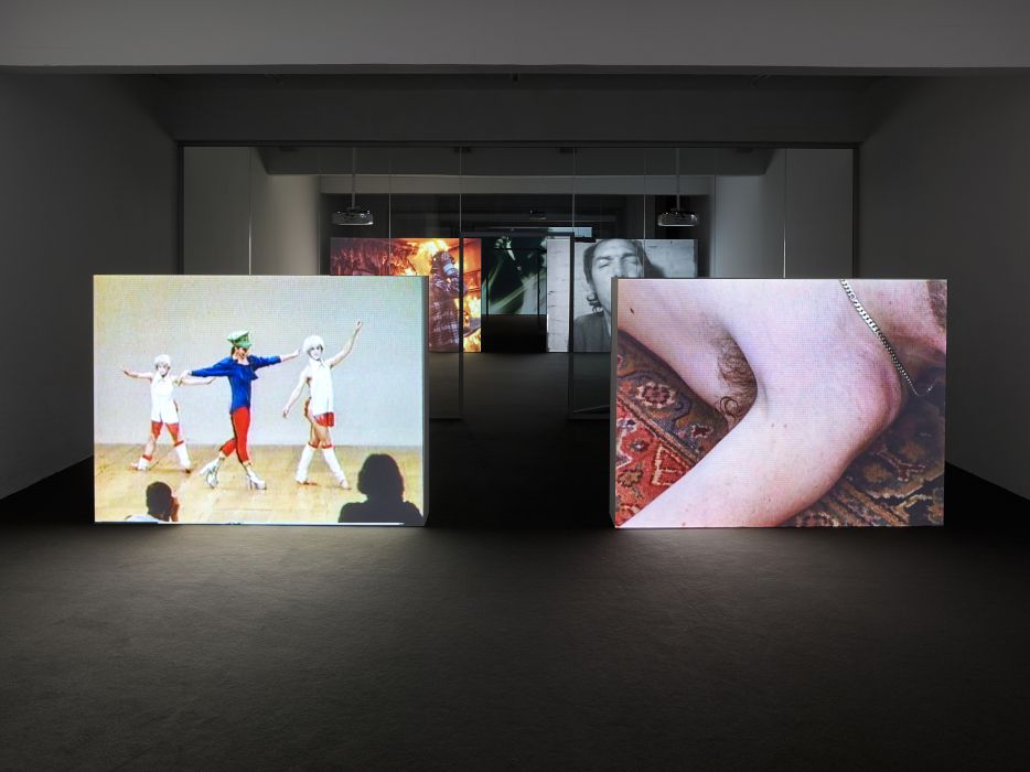 Installation view of GENERATION LOSS on the second floor of the Julia Stoschek Collection