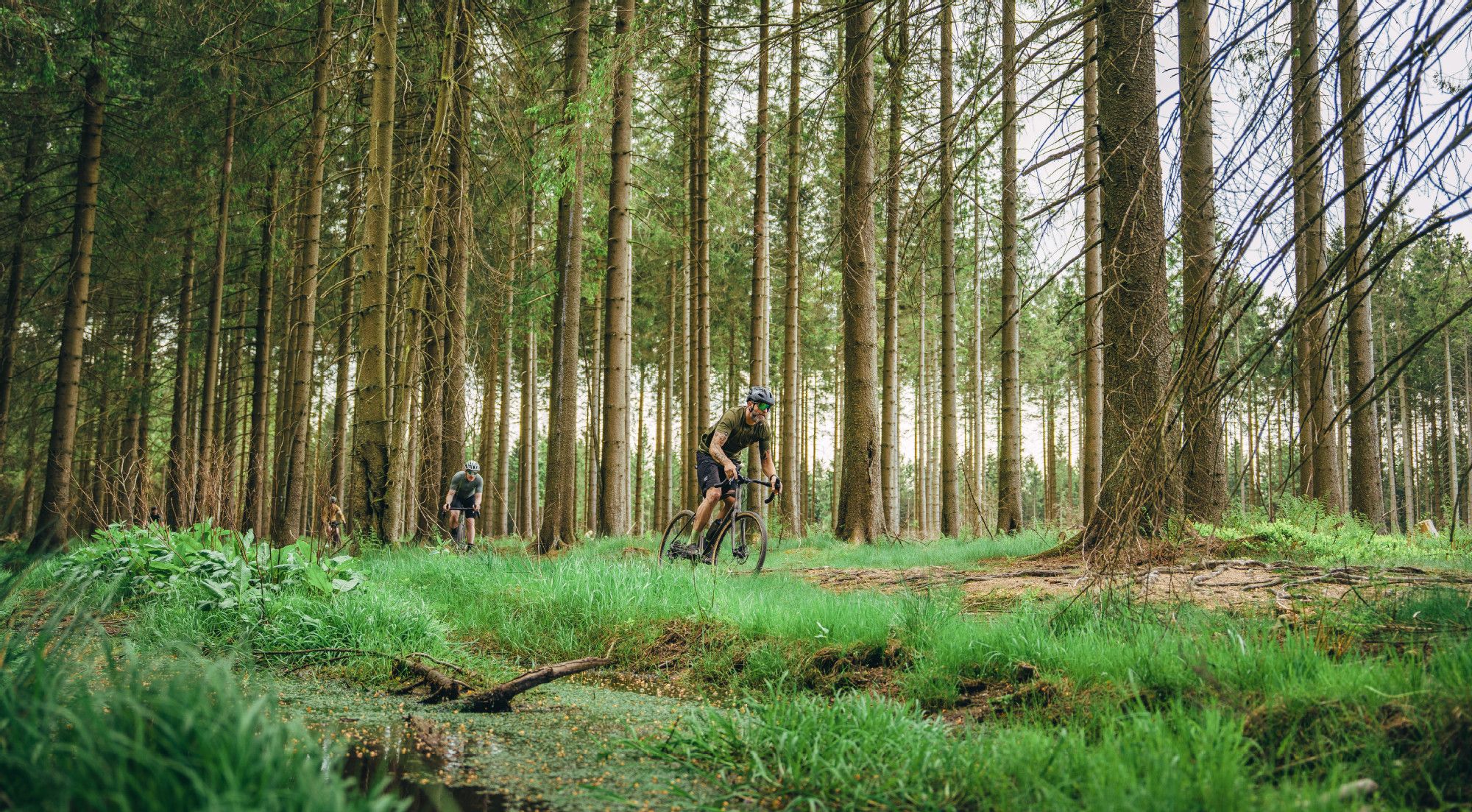 Gravel biking on single trails