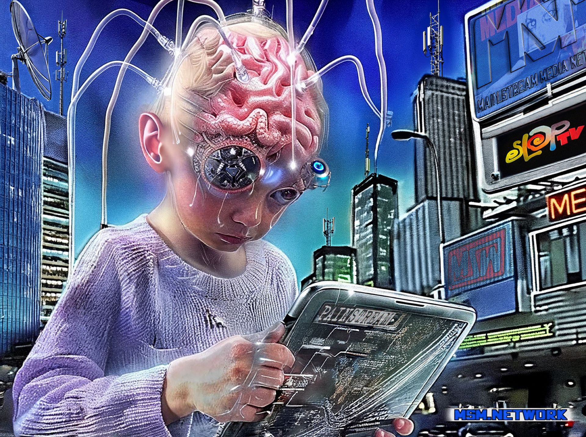 Jon Rafman, Main Stream Media Network, 2025, video still