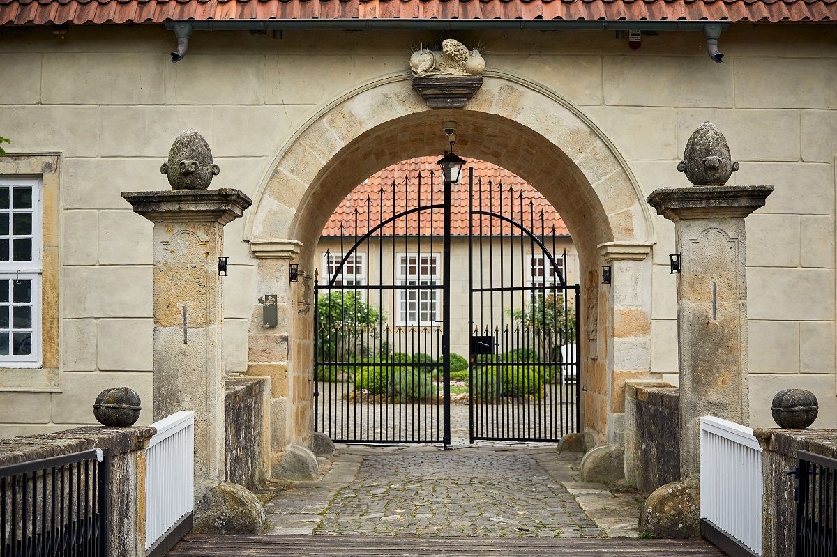 Entrance gate of Haus Marck