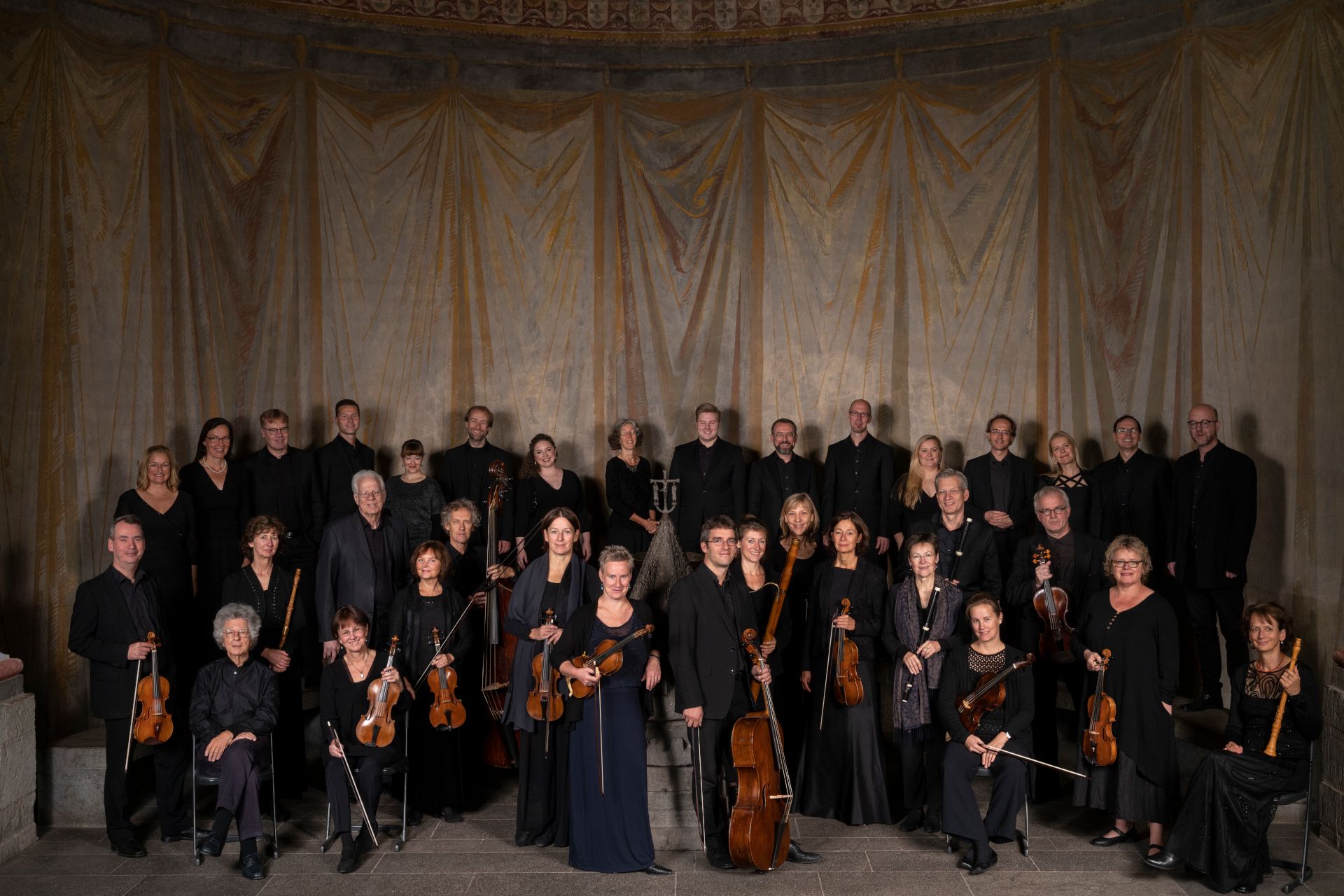 The baroque orchestra Das Kleines Konzert occasionally performs together with the Rheinische Kantorei