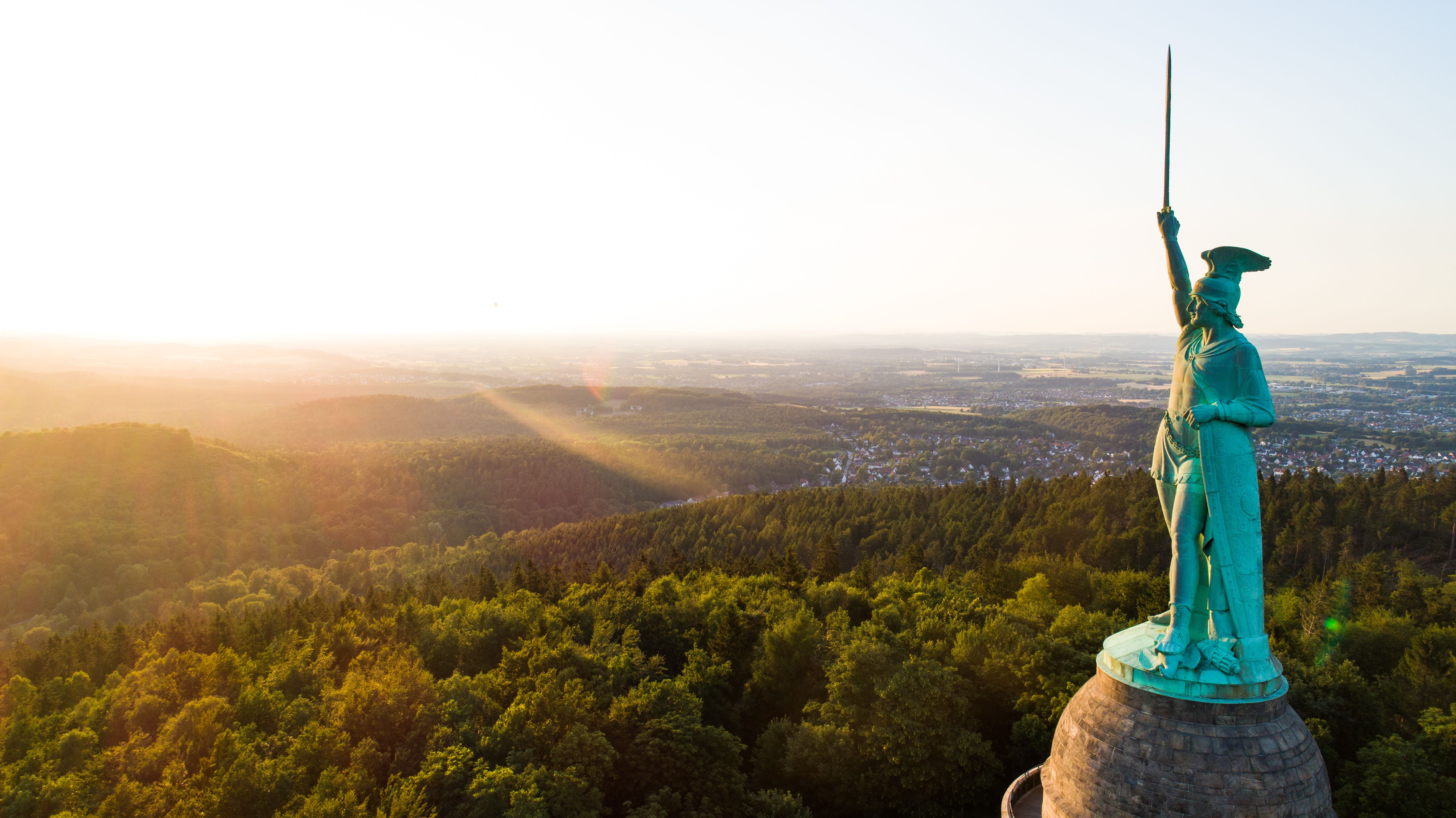 Hermannsdenkmal in the Teutoburg Forest
