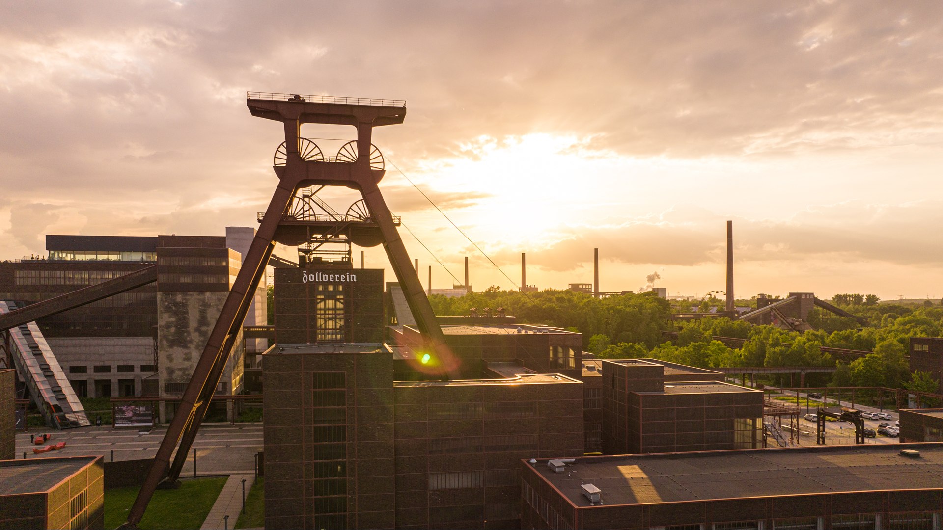 Panorama Zollverein Colliery with Sunset, © Tourismus NRW e.V.