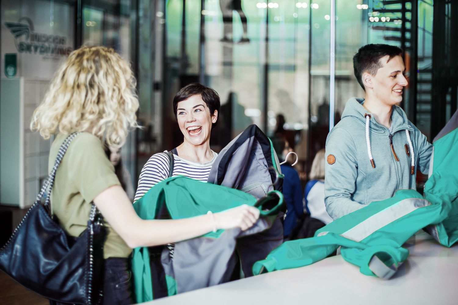 Indoor Skydiving, Bottrop, Check-In