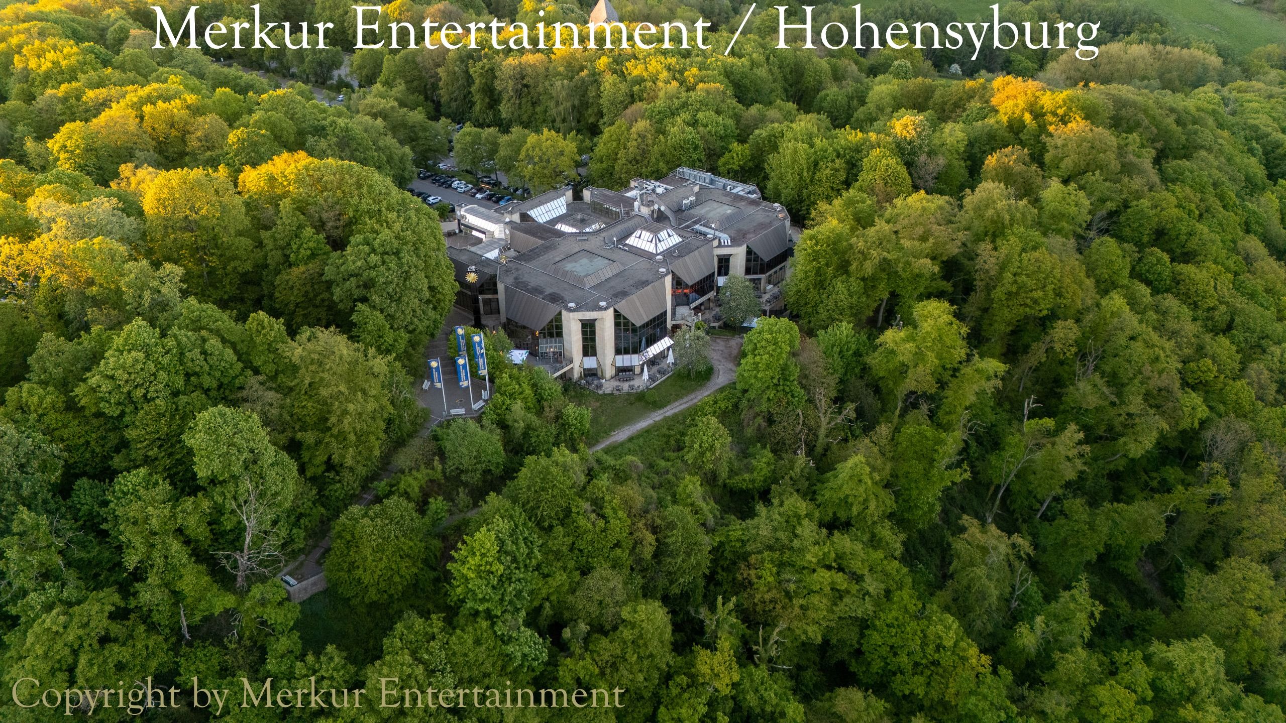 Exterior view drone
