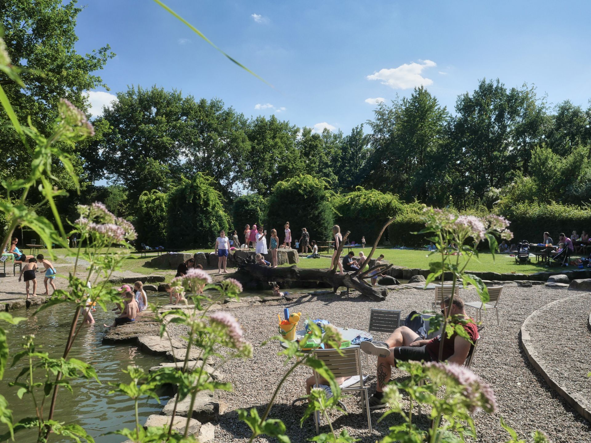 Playing around is expressly encouraged in the Spielerei. The attraction in Flora-Westfalica Park is particularly popular with families with children