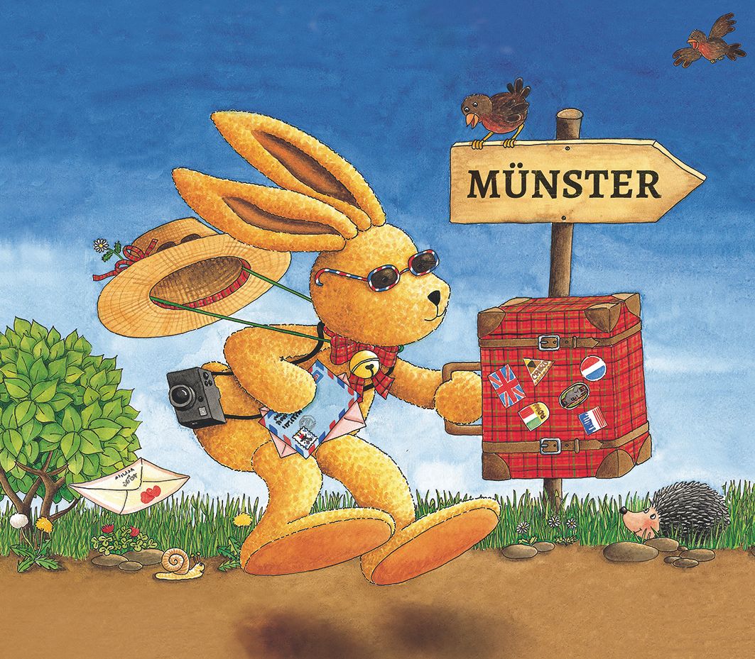 To Page Wanderlust. On the road with Felix the rabbit