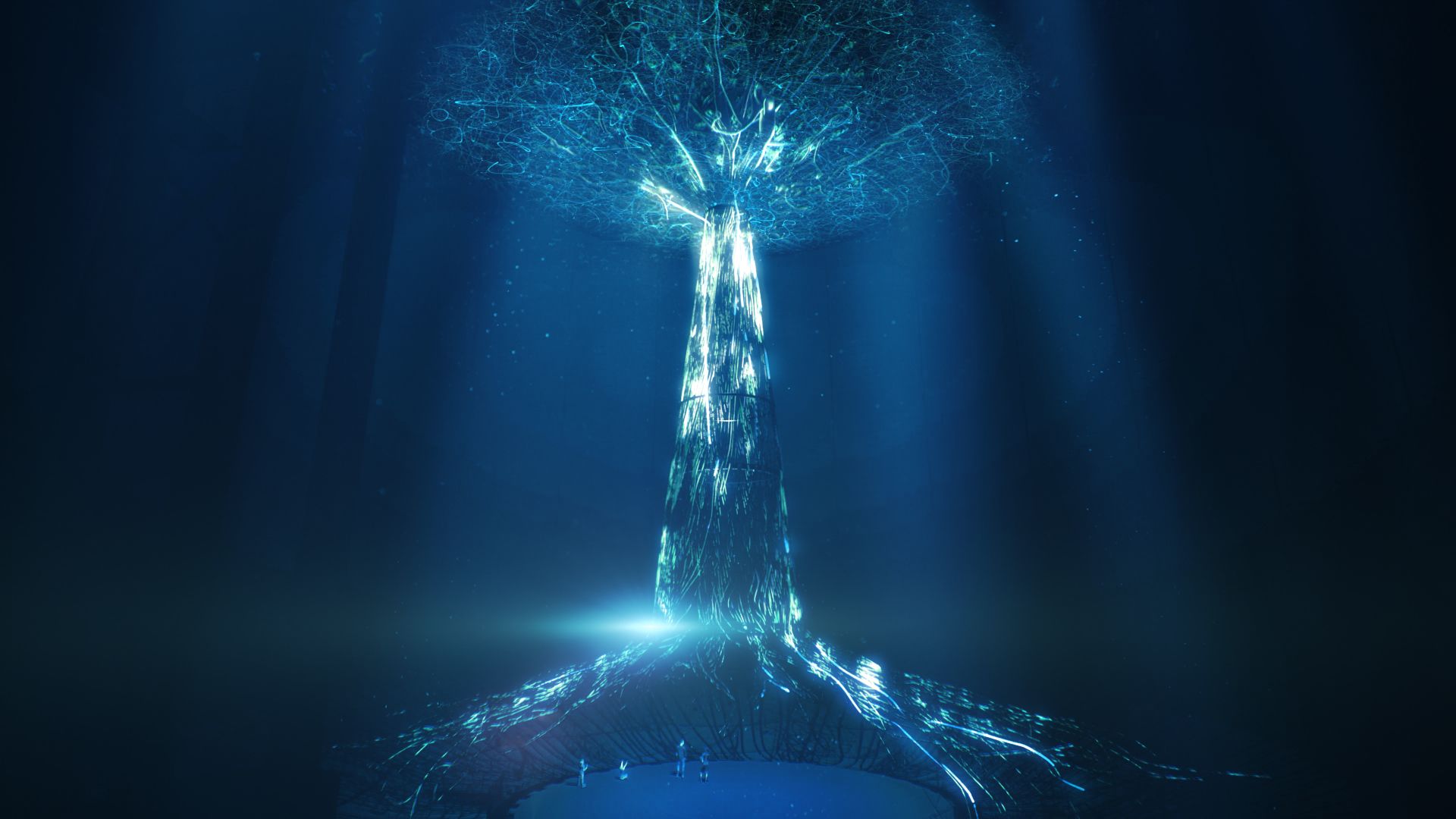 Art installation "The Tree" by Ars Electronica Solutions