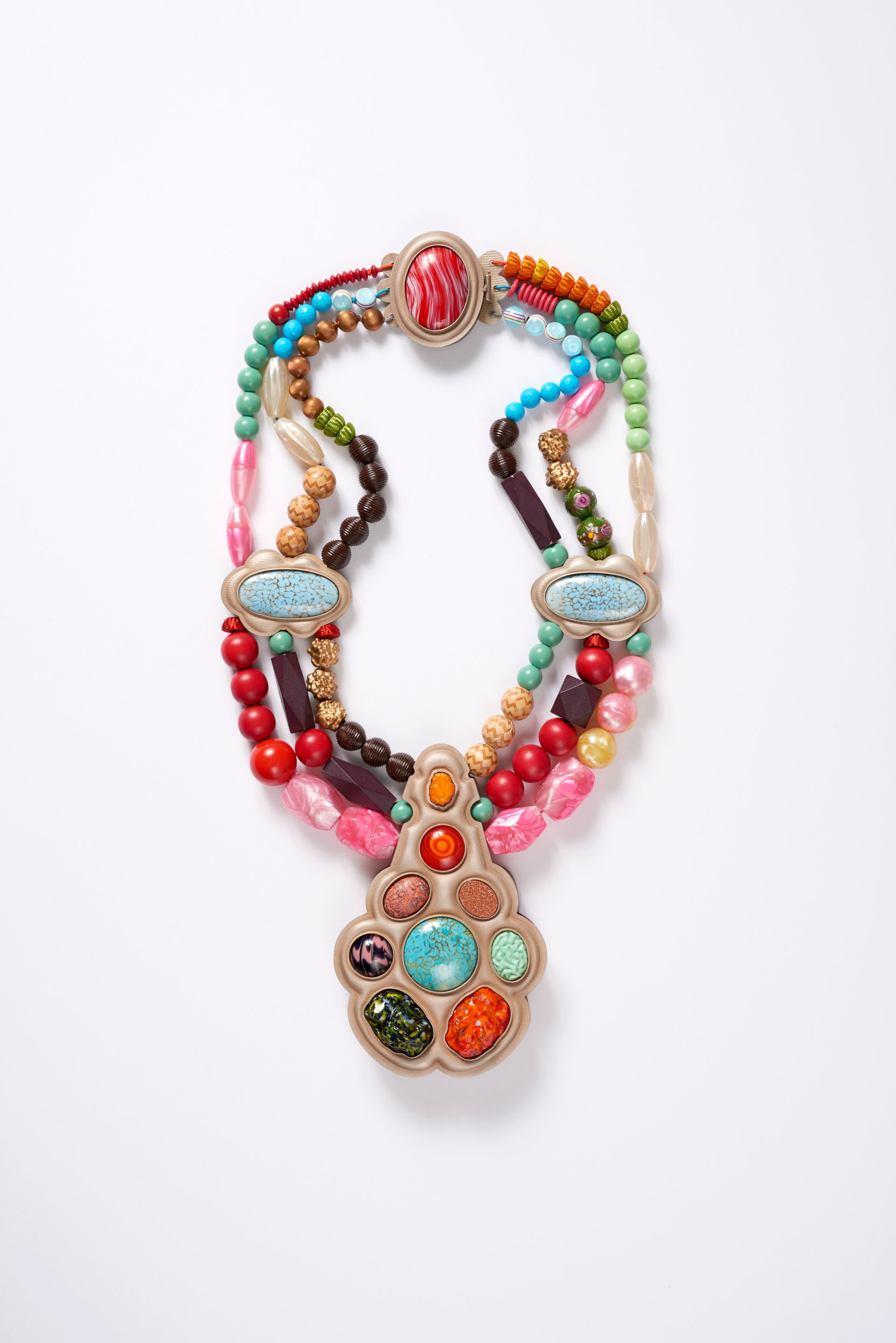 Helen Britton, necklace All the beautiful colors I could find, 2023