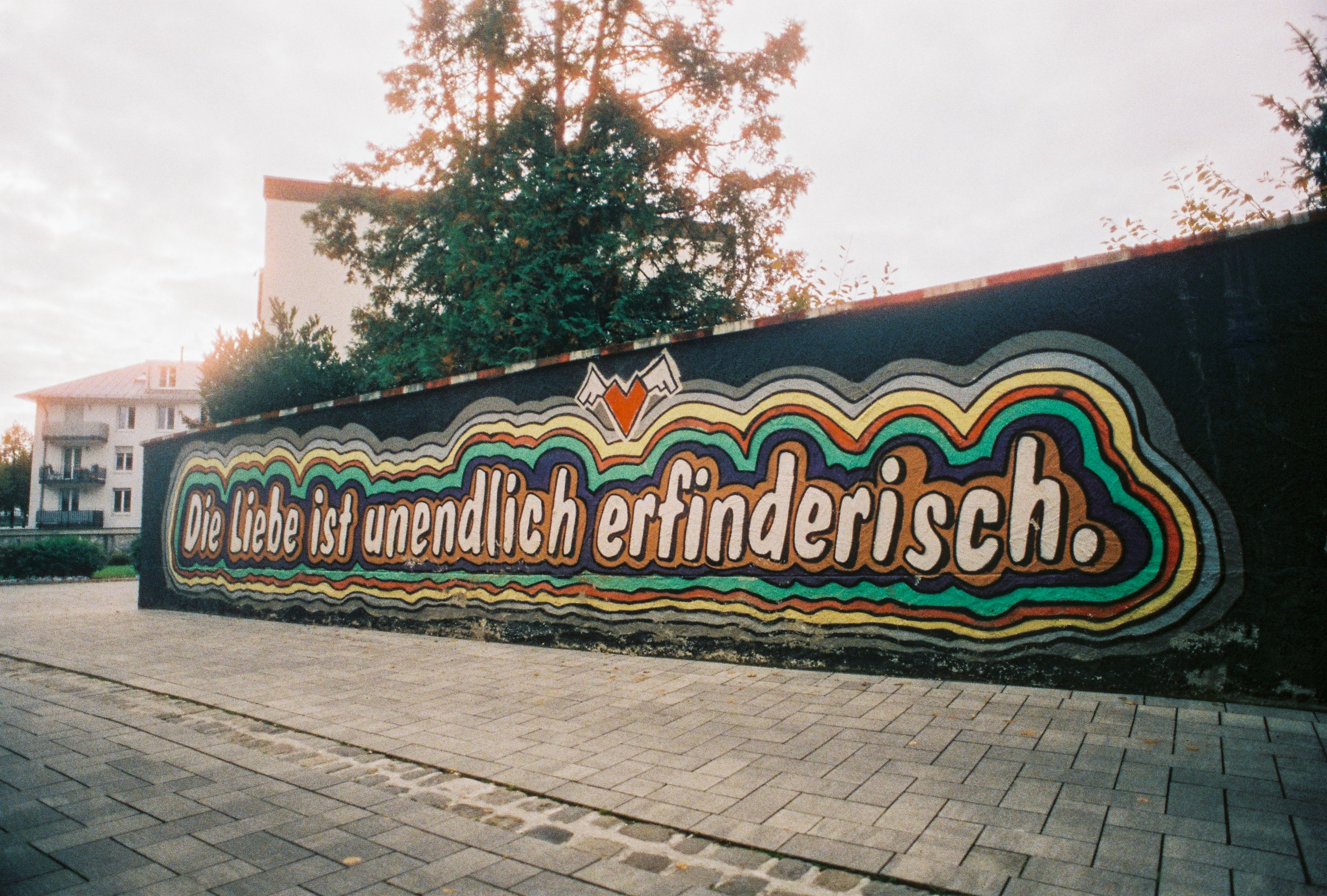 Street Art an der Klostermauer in Paderborn
