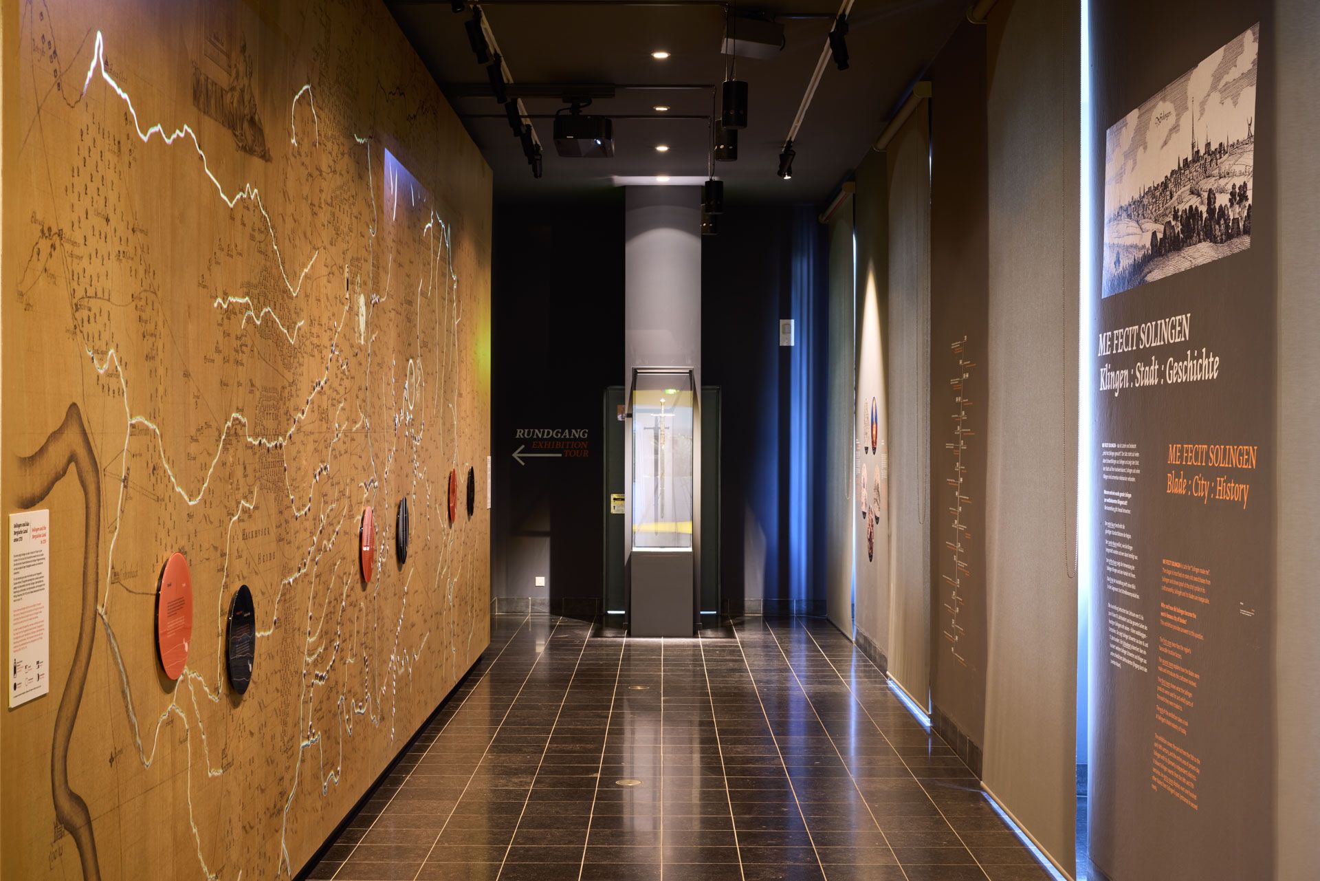 The permanent exhibition in the German Blade Museum Solingen is called "me fecit Solingen" ("Solingen created me").