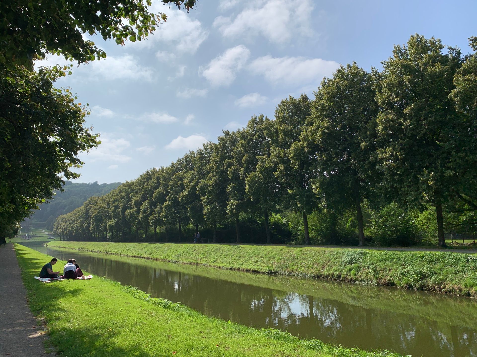 Park in the Museum Kurhaus Kleve in the Lower rhine region