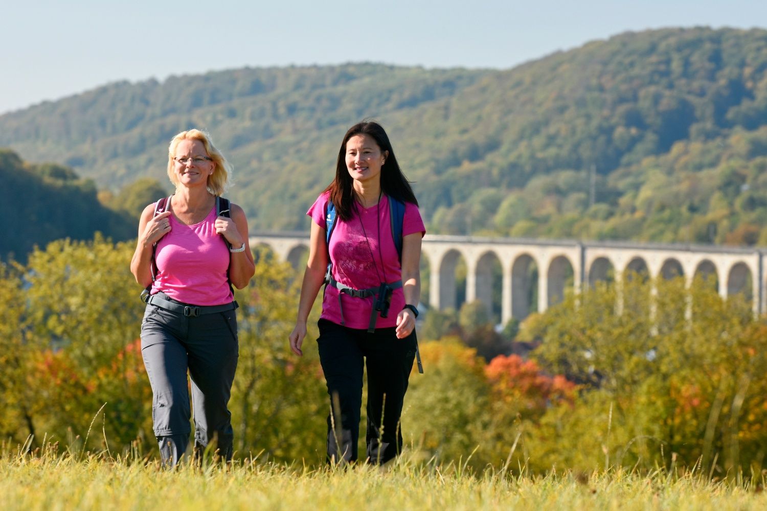 Out and about on the viaduct hiking trail in Altenbeken