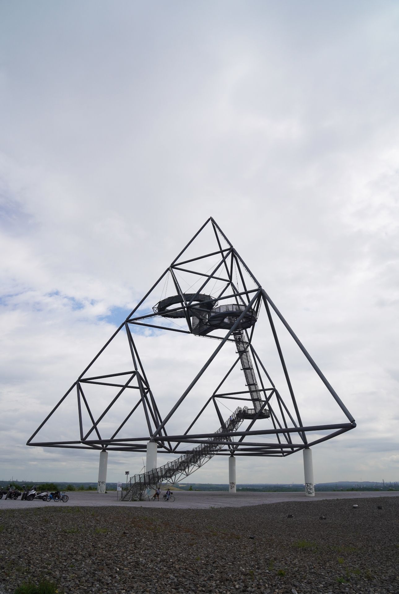 View of the Tetraeder on the Halde Beckstraße in Bottrop