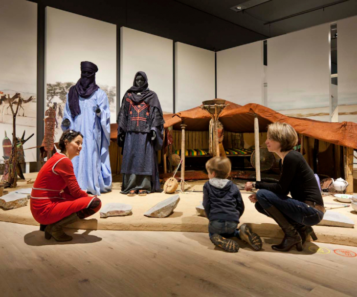 Rautenstrauch-Joest-Museum, Bereich Lebensräume - Lebensformen: Tuareg, © Atelier Brückner/Michael Jungblut